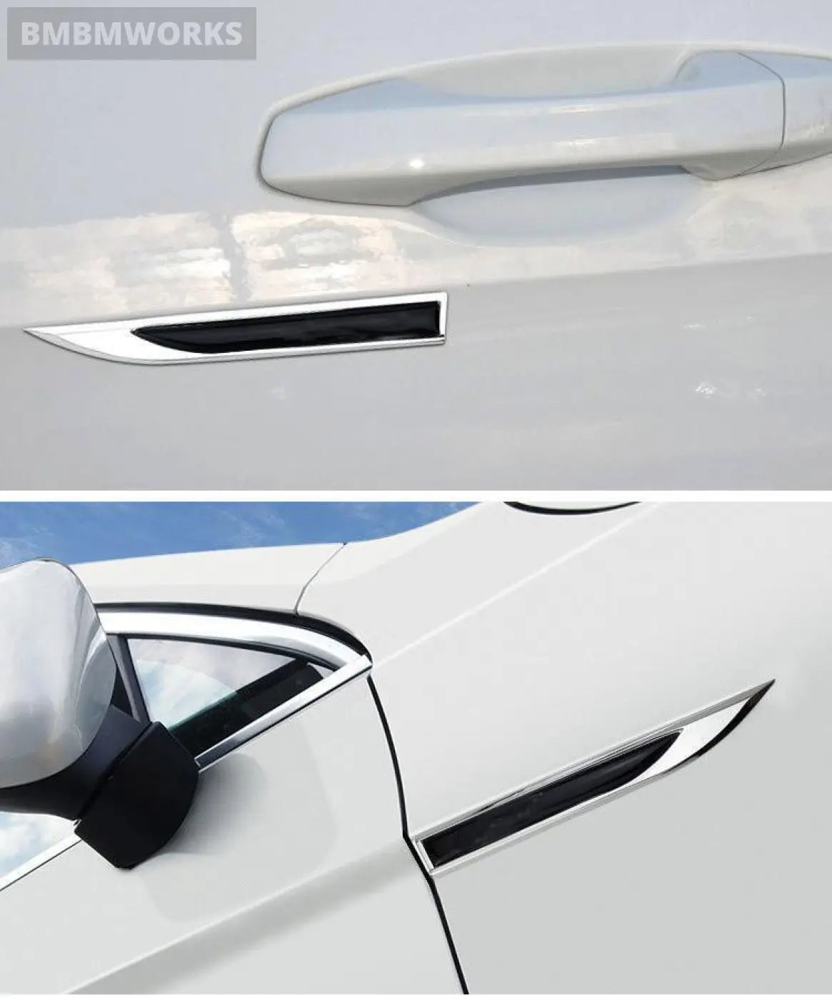 2Pcs Blade Plate Label Trim Volkswagen R Line Golf 7 New Passat Magotan Cc
