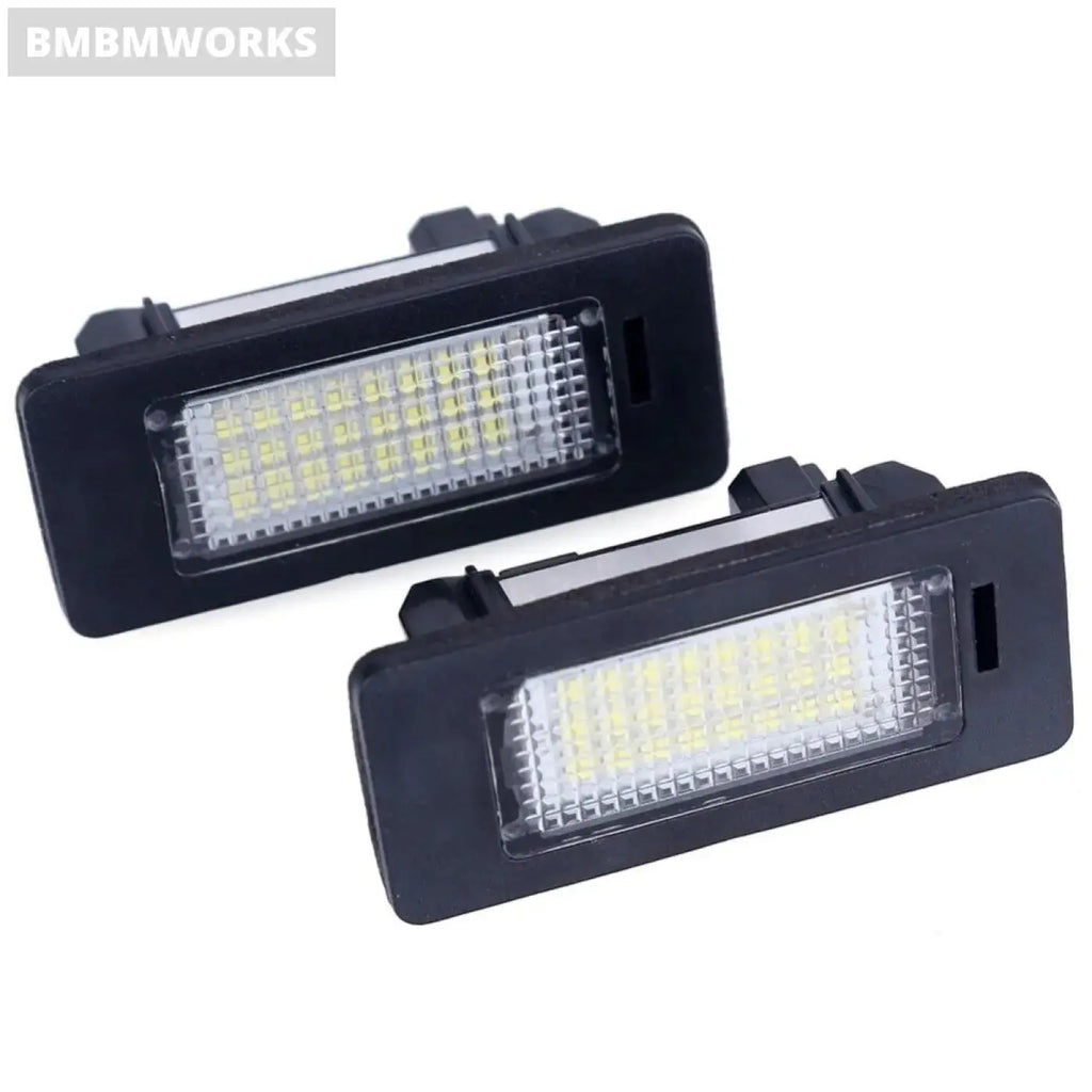 2Pcs Bmw E90 E91 E92 E61 E60 E70 E71 E39 Led Number License Plate Light No Error
