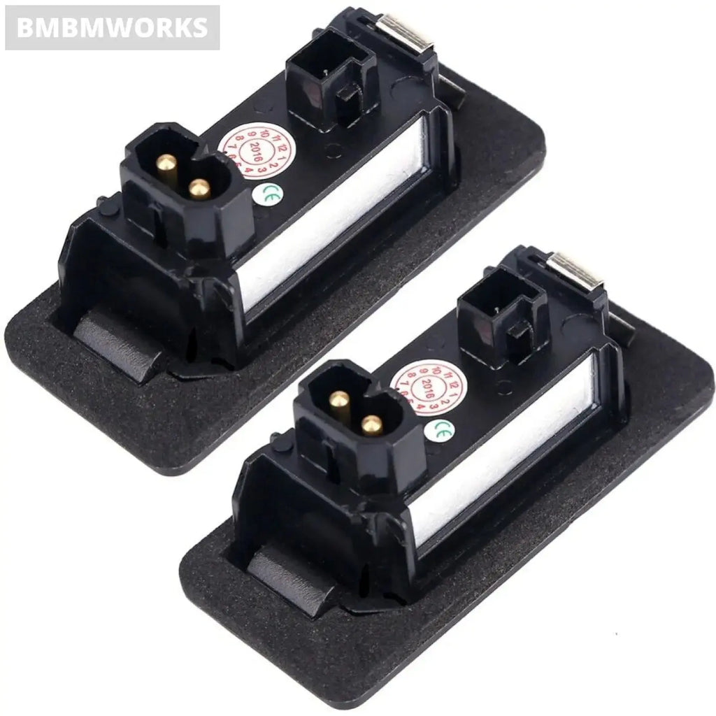 2Pcs Bmw E90 E91 E92 E61 E60 E70 E71 E39 Led Number License Plate Light No Error