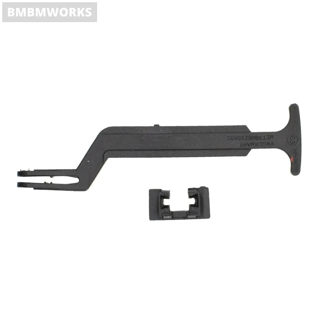 2Pcs Bonnet Hood Release Rod Lock Latch Handle Volkswagen Vw Passat 3B0823593