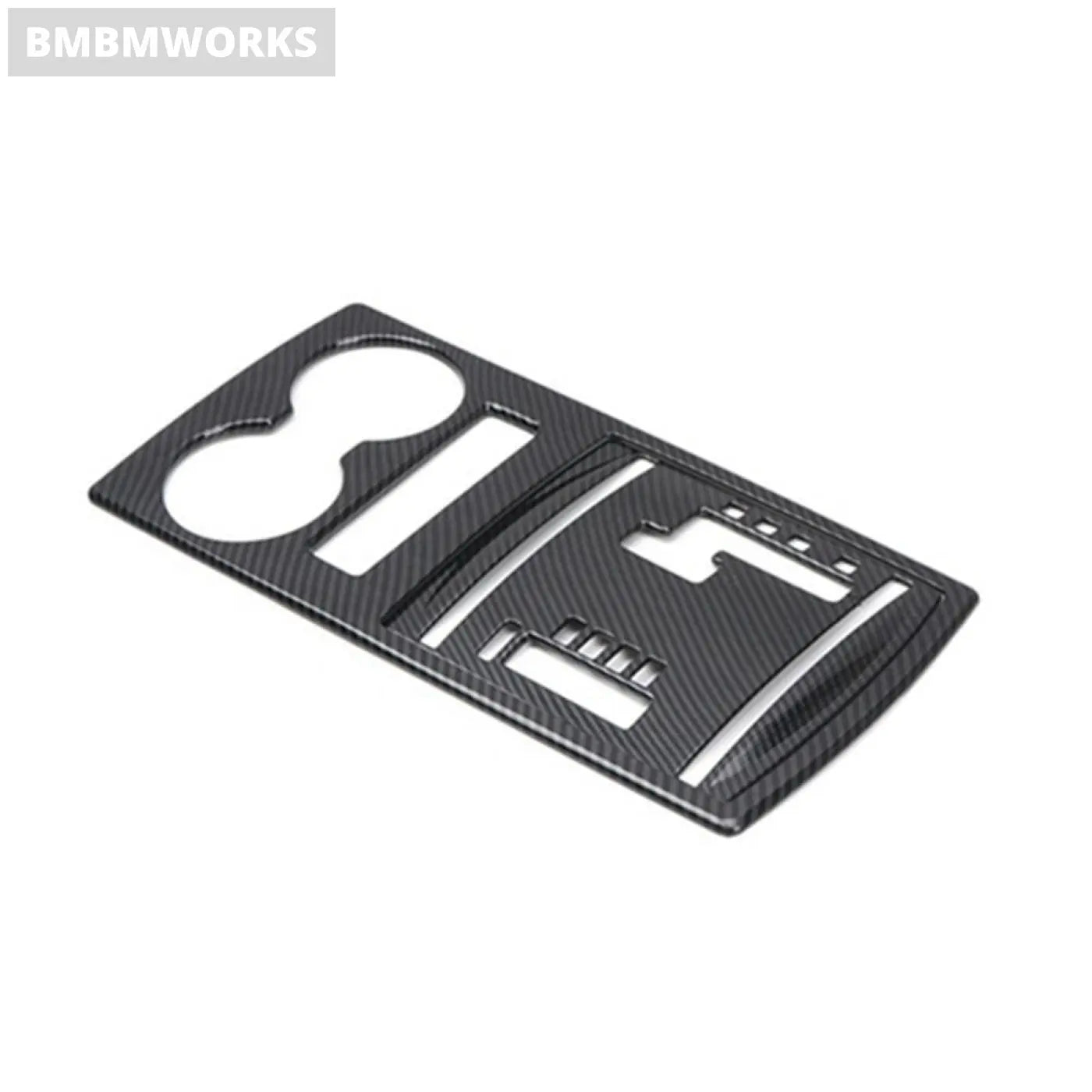 2Pcs Carbon Fiber Gear Shift Panel Cover Trim Mitsubishi Pajero 2007-2019