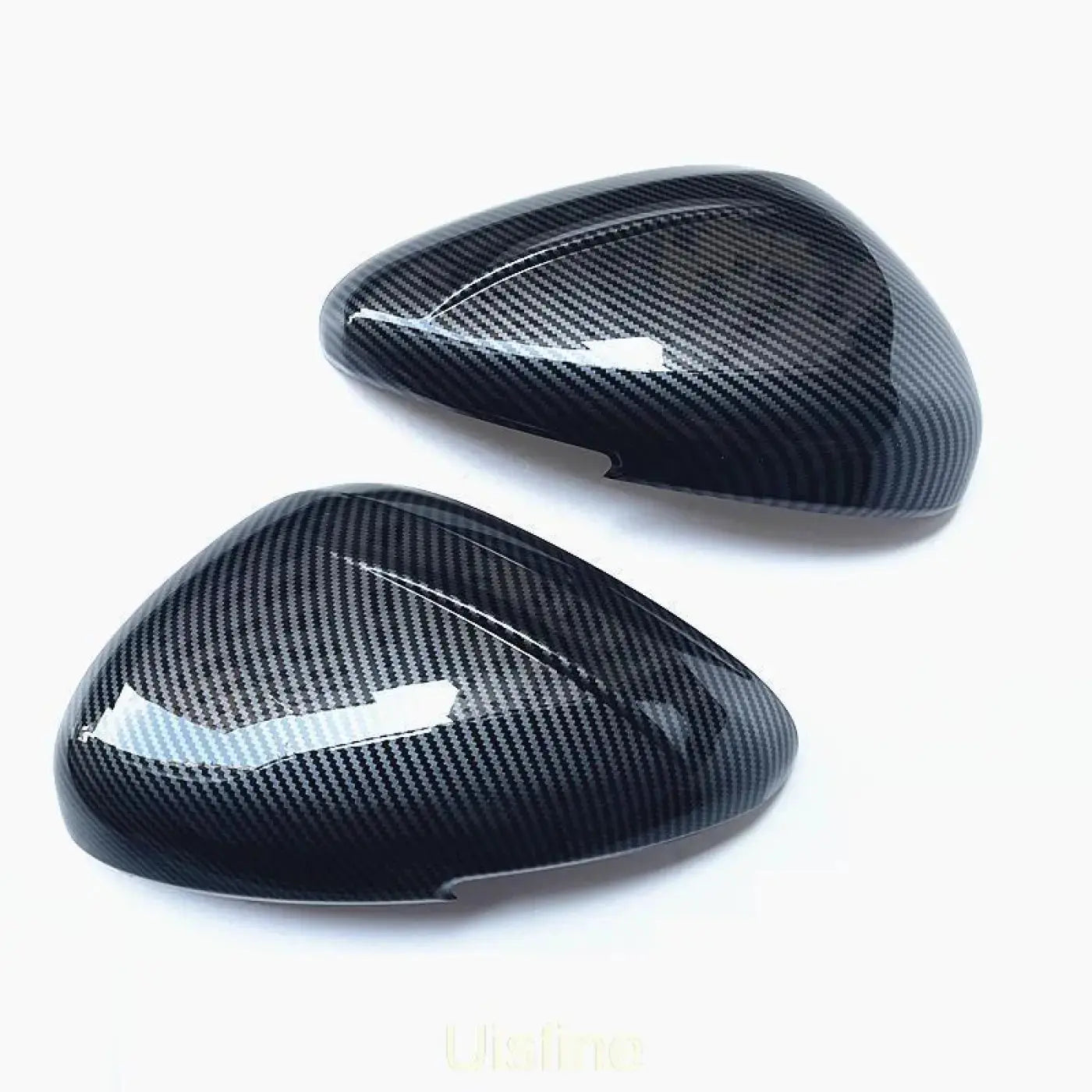 2Pcs Carbon Fiber Rear View Mirror Cover Citroen Ds5 2011-2017