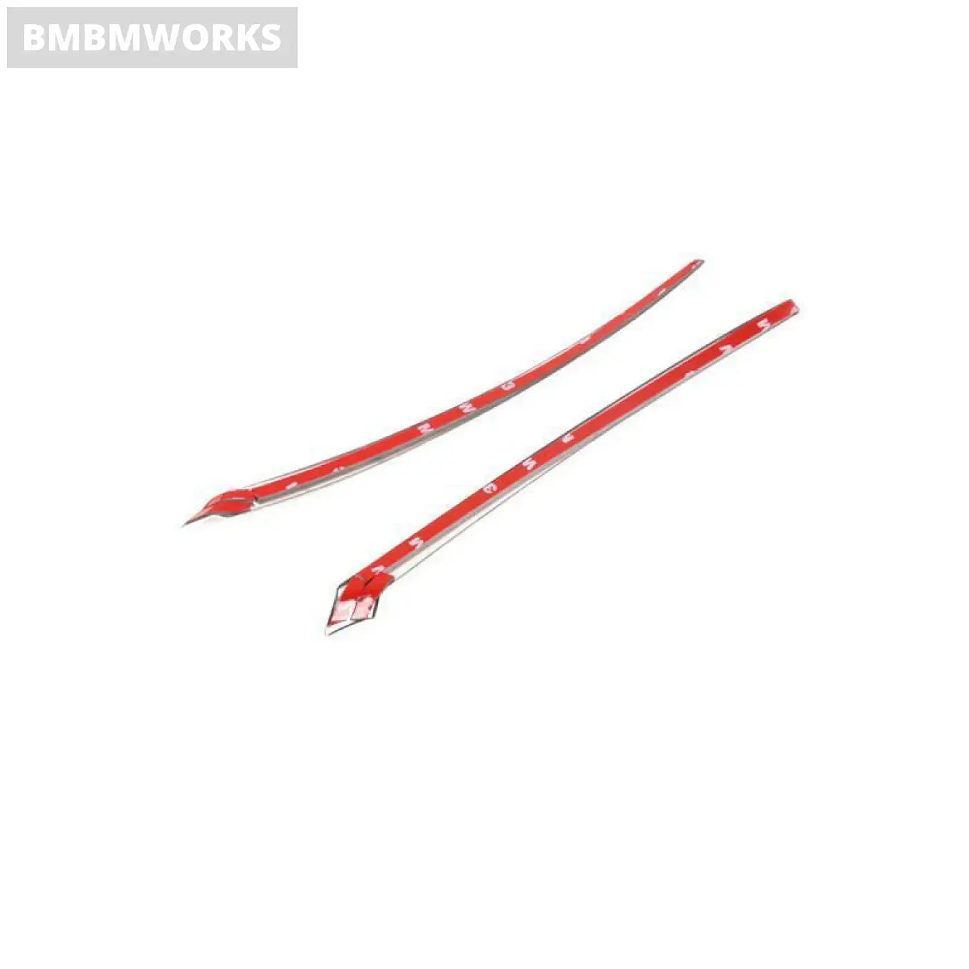 2Pcs Center Grill Fog Light Lamp Trim Decor Strip Citroen C5X 2021-2023