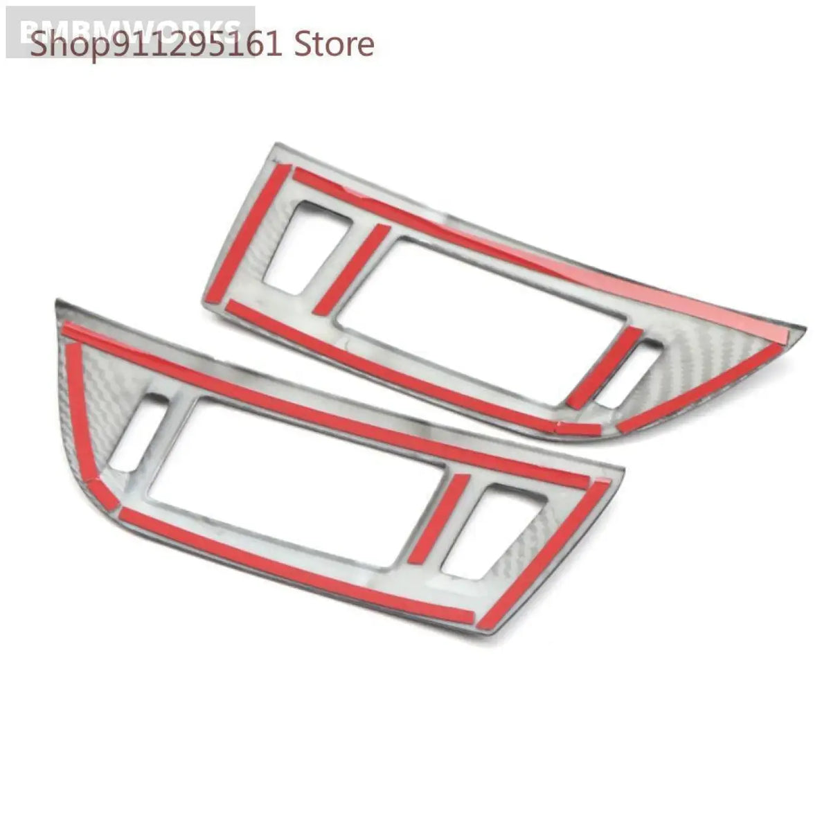 2Pcs Central Control Air Outlet Panel Cover Mitsubishi Pajero V93/V97 2007-2020