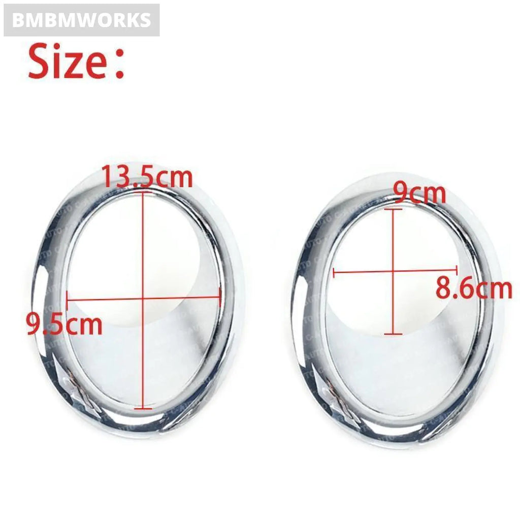 2Pcs Chrome Front Fog Light Lamp Cover Trim For Nissan X-Trail Xtrail T31 2011