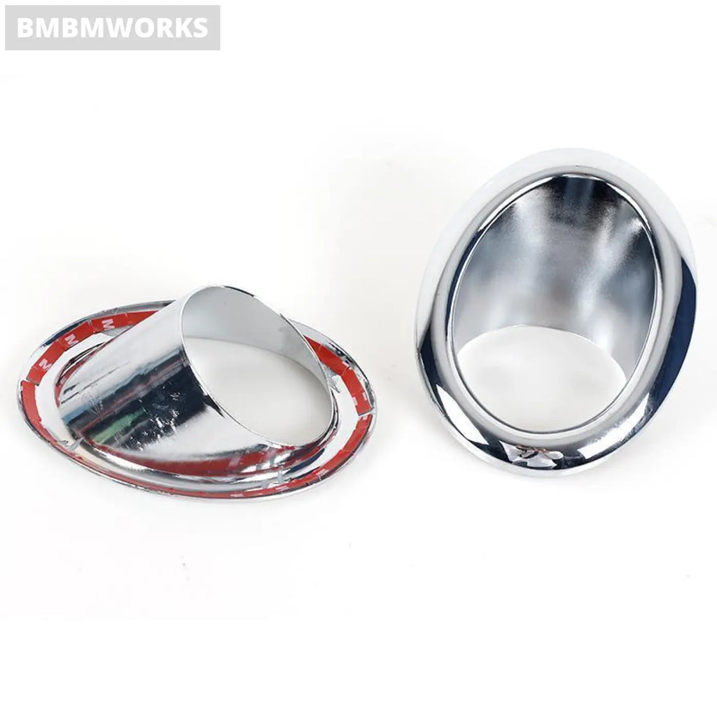 2Pcs Chrome Front Fog Light Lamp Cover Trim For Nissan X-Trail Xtrail T31 2011