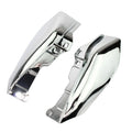 2Pcs Chrome Heat Shield Mid-Frame Air Deflector Trim Harley Touring Street