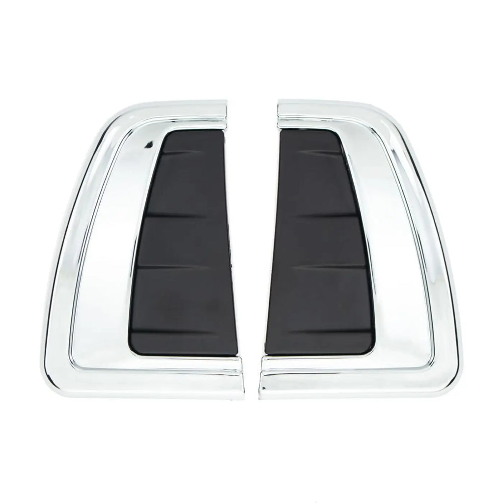2Pcs Chrome Silver Black Side Light Cover Toyota Hilux Revo 2015-2021 Sr5 M70 M8