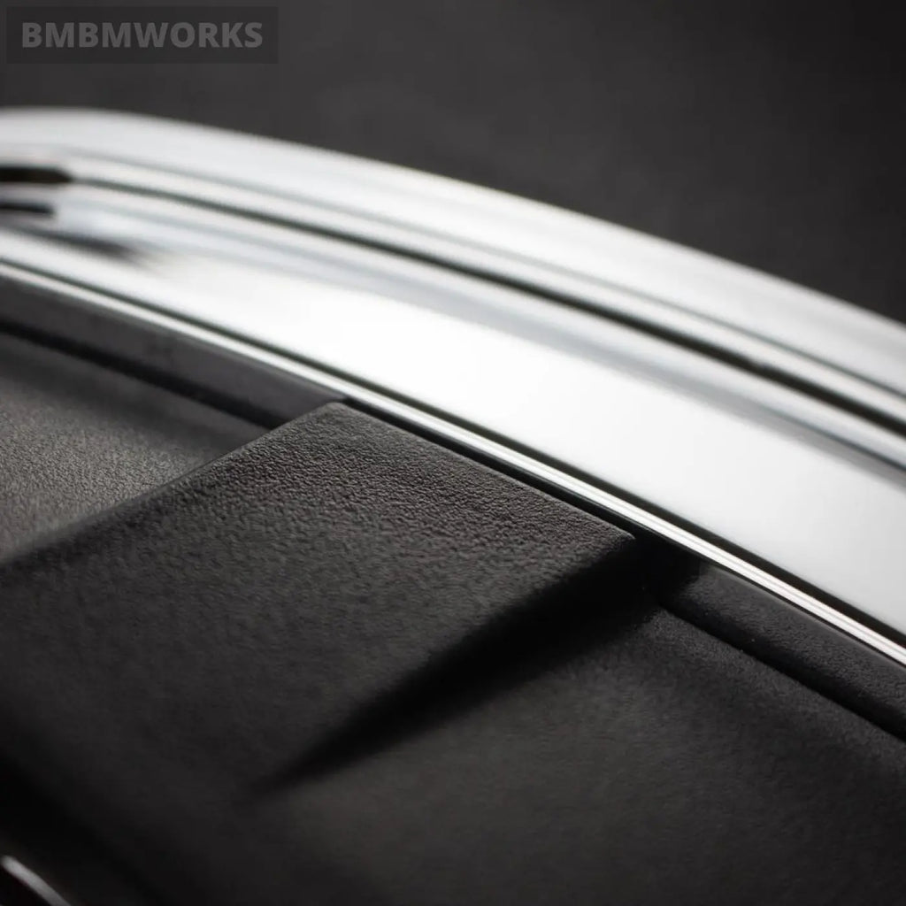 2Pcs Chrome Silver Black Side Light Cover Toyota Hilux Revo 2015-2021 Sr5 M70 M8