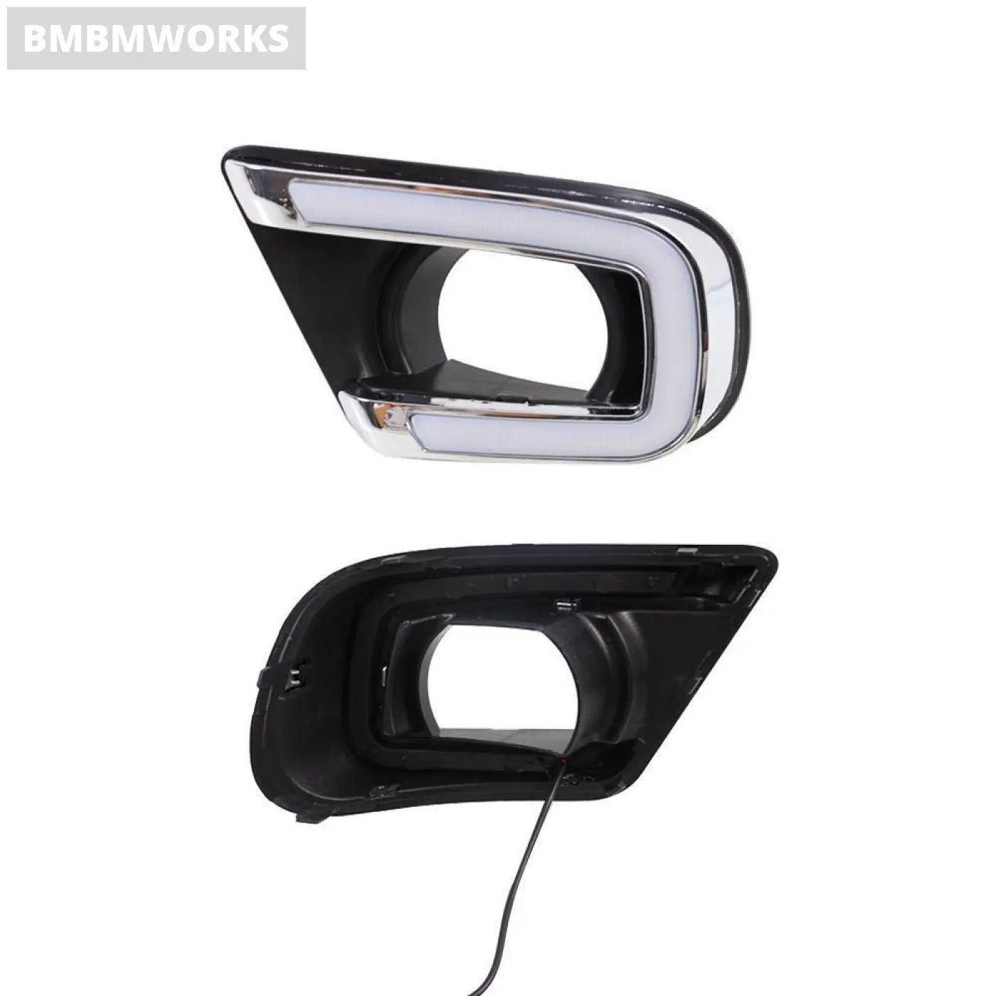 2Pcs Daytime Running Light Fog Lamp Hole Turn Signal Drl Dodge Journey Fiat