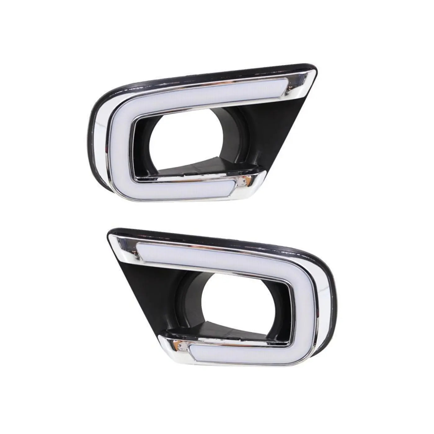 2Pcs Daytime Running Light Fog Lamp Hole Turn Signal Drl Dodge Journey Fiat