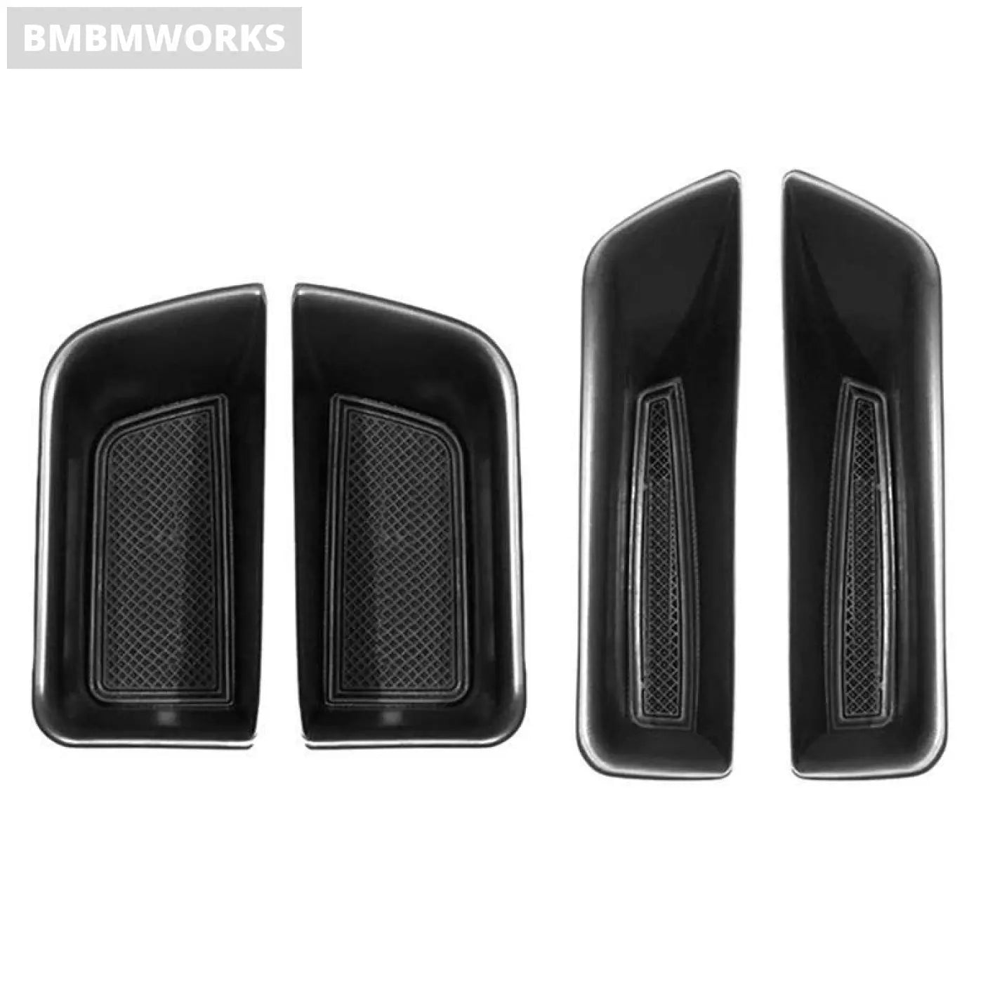 2Pcs Door Holder Armrest Storage Box Container Tray Porsche Macan 2014-2019