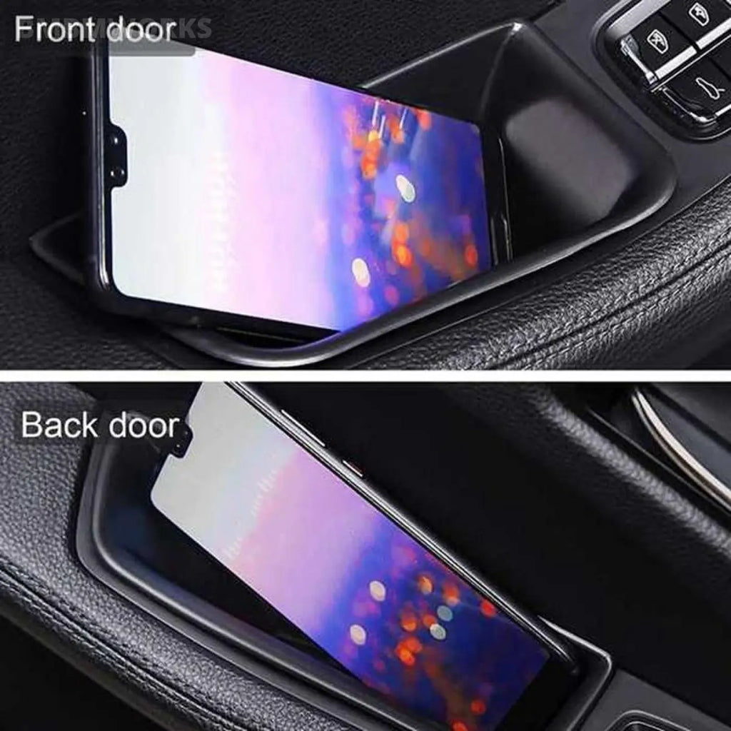 2Pcs Door Holder Armrest Storage Box Container Tray Porsche Macan 2014-2019