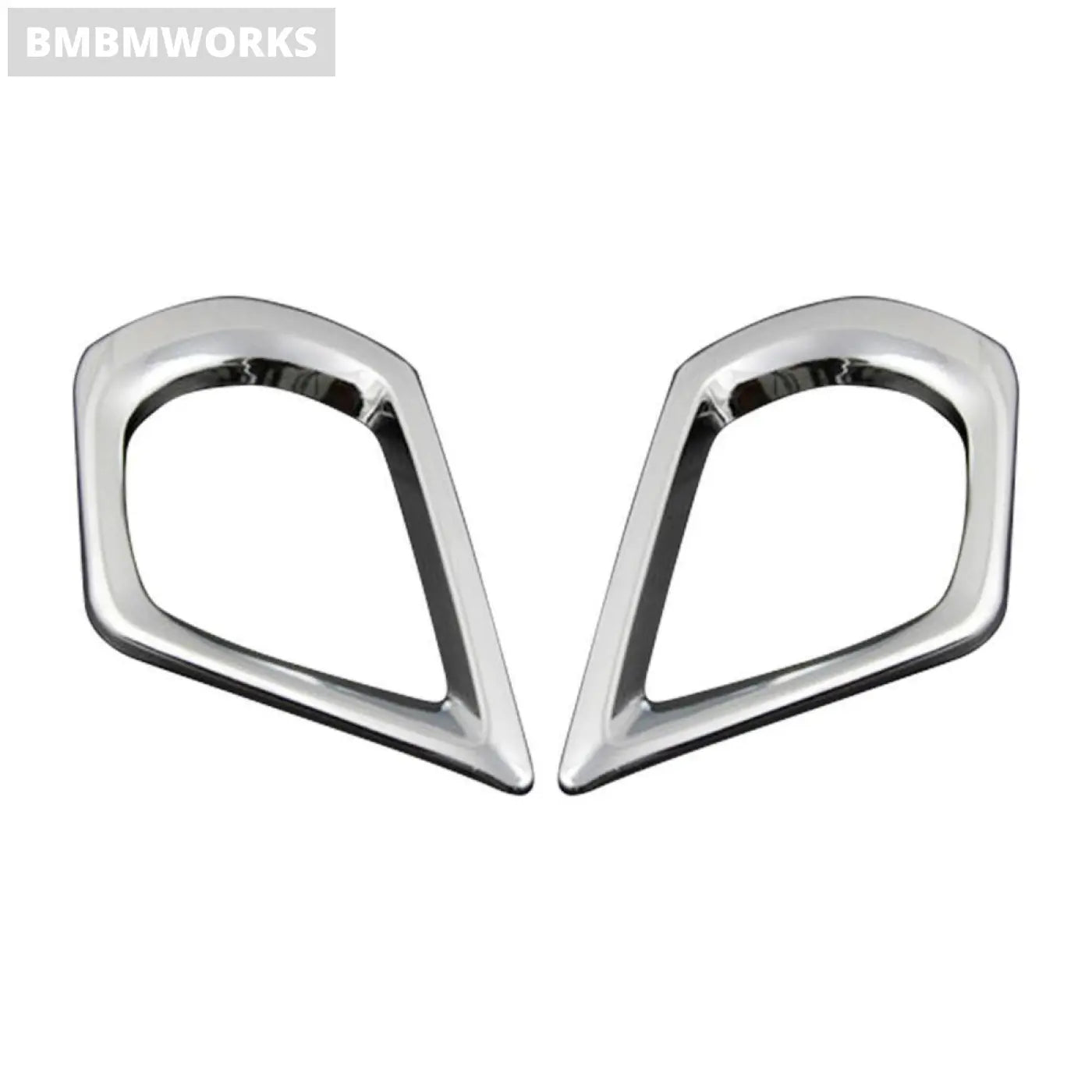 2Pcs Eyebrow Front Fog Light Lamp Cover Trim Subaru Forester 2013 2014 2015