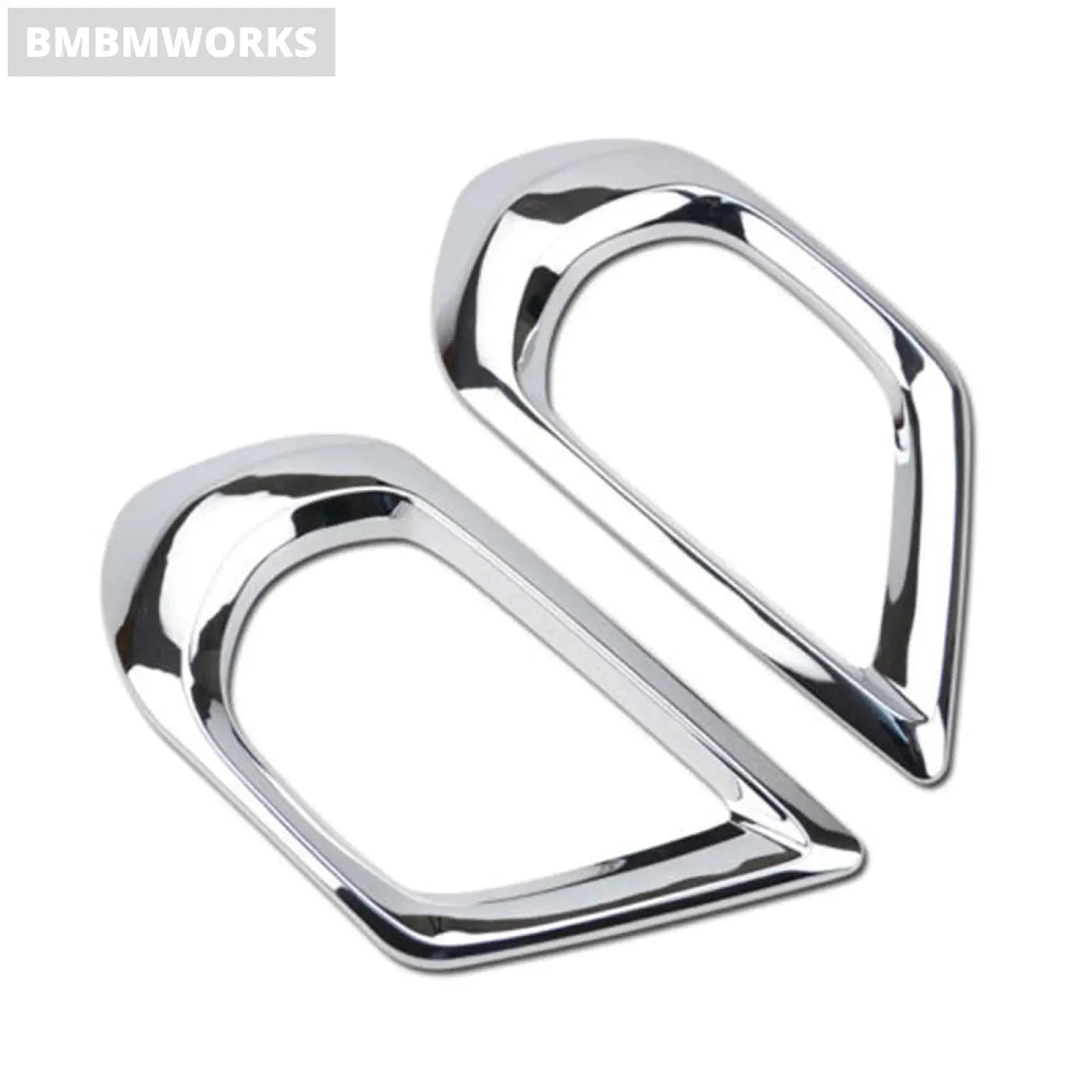 2Pcs Eyebrow Front Fog Light Lamp Cover Trim Subaru Forester 2013 2014 2015