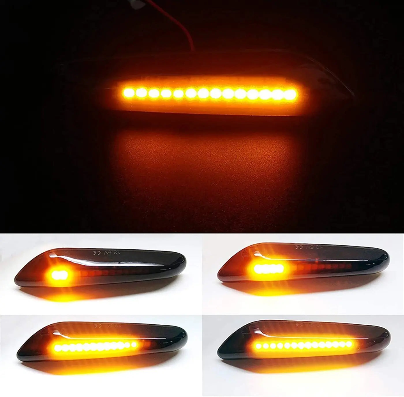 2Pcs For Bmw Led Dynamic Side Turn Signal Light E90 E91 E92 E93 E60 E87 E82 E46