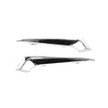 2Pcs Front Bumper Fog Light Cover Chrome Trim Stripe Chevrolet Malibu 2016-2018