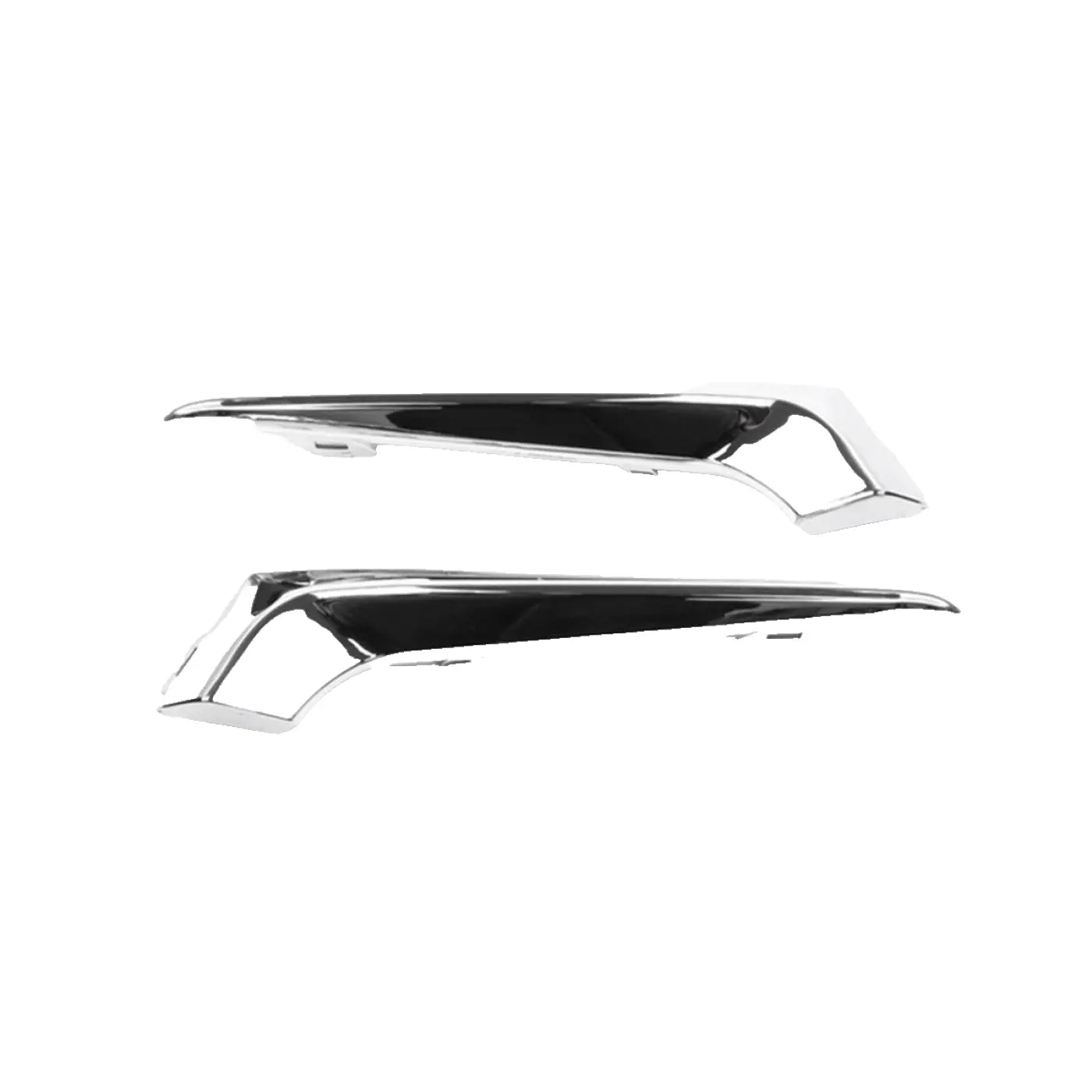 2Pcs Front Bumper Fog Light Cover Chrome Trim Stripe Chevrolet Malibu 2016-2018
