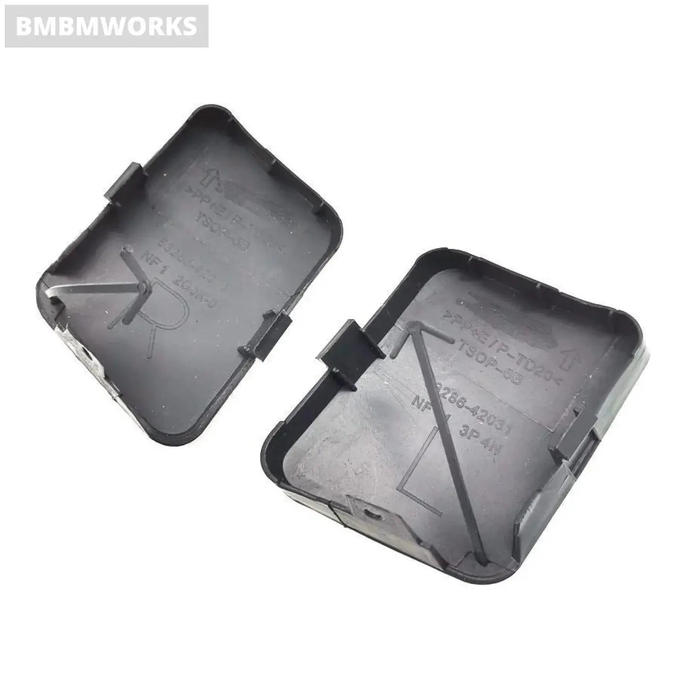 2Pcs Front Bumper Tow Hook Eye Cover Caps Toyota Rav4 2006 2007 2008 2009