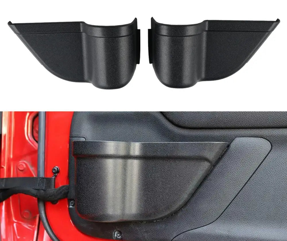 2Pcs Front Door Net Pocket Storage Box Organizer Jeep Wrangler Jk 2011-2017