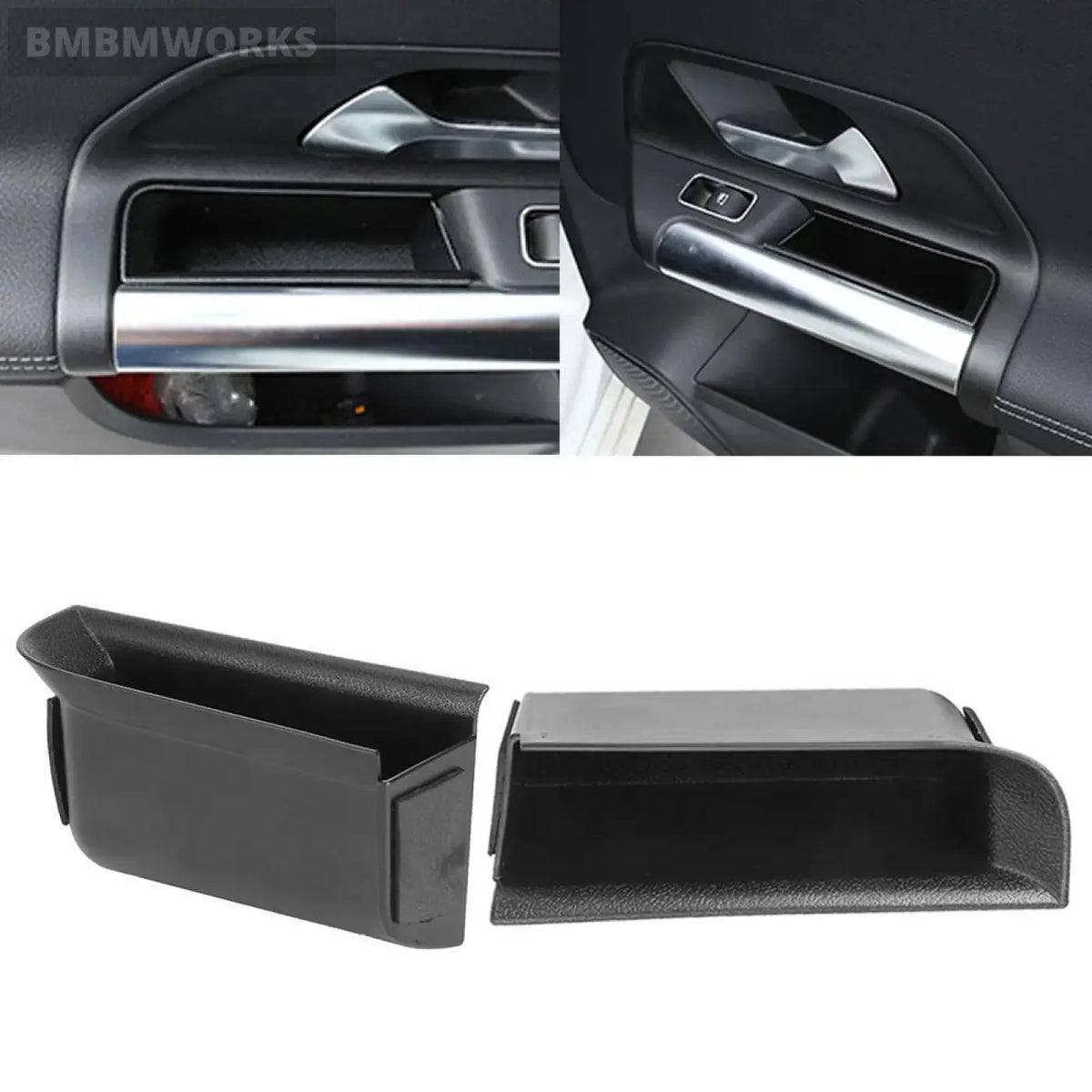 2Pcs Front Door Storage Box Organizer Container Mercedes-Benz B Class W247/Glb C