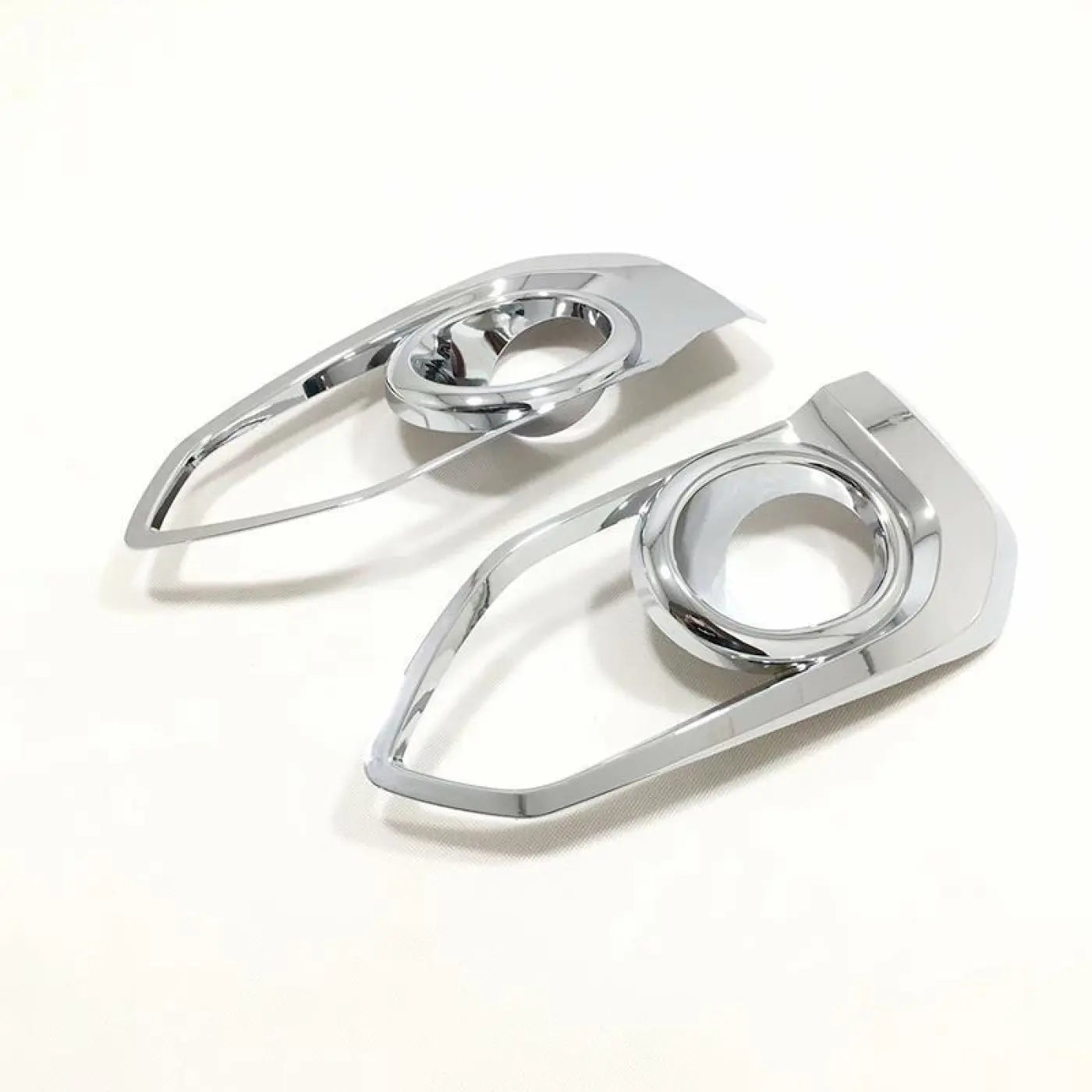 2Pcs Front Fog Lamp Decoration Frame Cover Trim Honda Fit Jazz 2017-2018