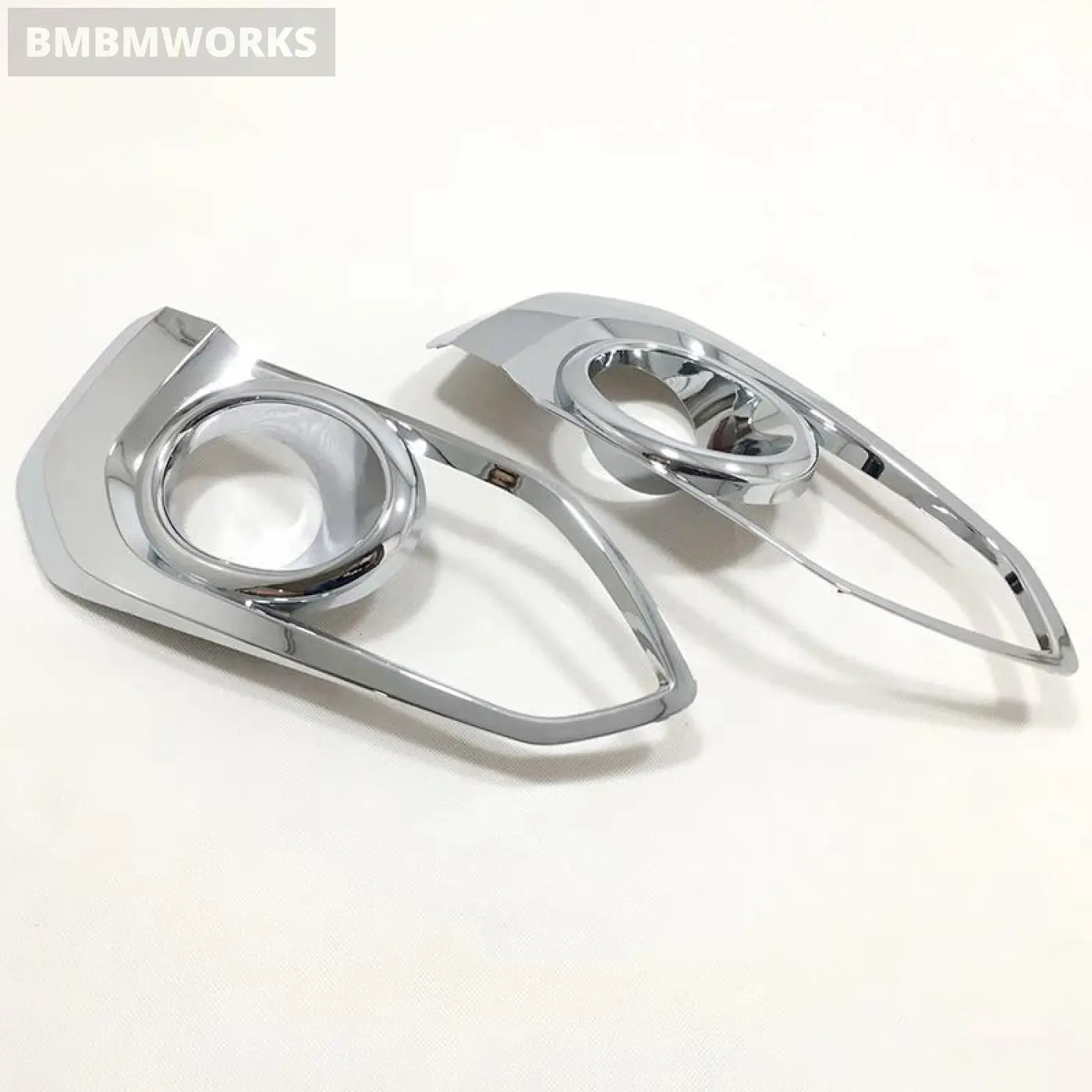2Pcs Front Fog Lamp Decoration Frame Cover Trim Honda Fit Jazz 2017-2018