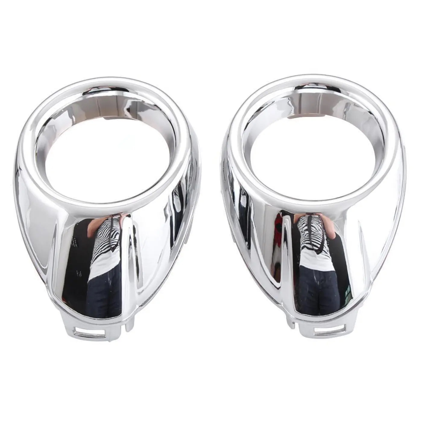 2Pcs Front Fog Light Cover Ring Ford Focus 3 Mk3 2012 2013