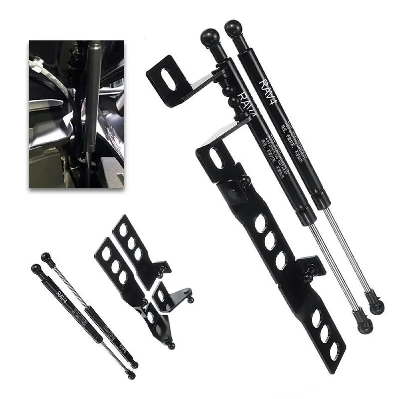 2Pcs Front Gas Bonnet Struts Toyota Rav4 Rav-4 Xa50 2019 2020 2021 2022