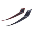 2Pcs Front Headlight Eyebrow Cover Trim Honda Accord 2023 2024 11Th Gen