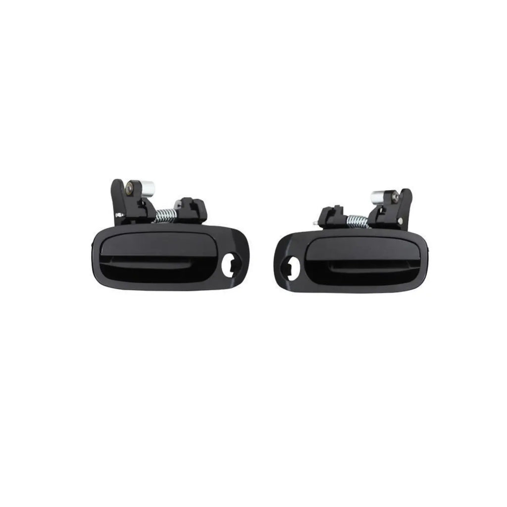 2Pcs Front Pair Black Exterior Door Handle Toyota Corolla 1998 1999 2000 2001