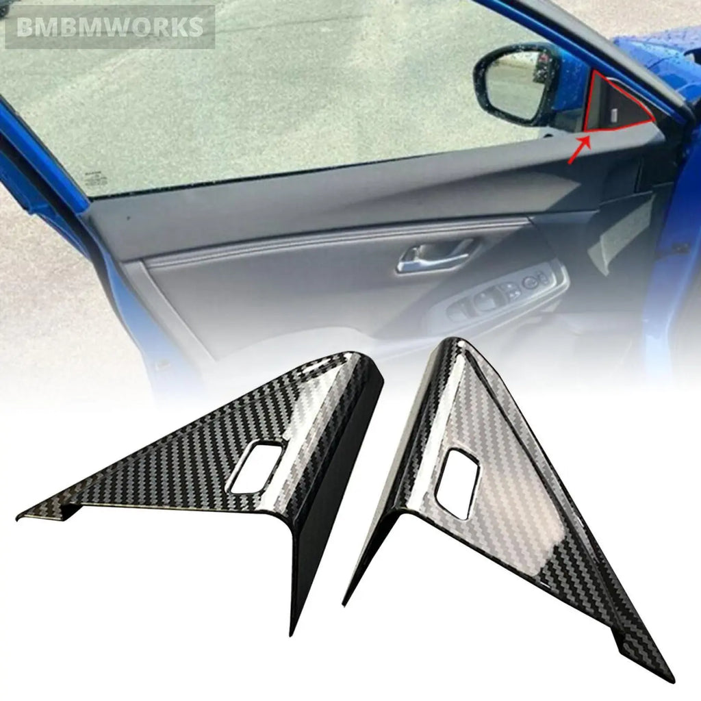 2Pcs Front Triangle A-Pillar Cover For Nissan Sentra Sylphy 2020-2022
