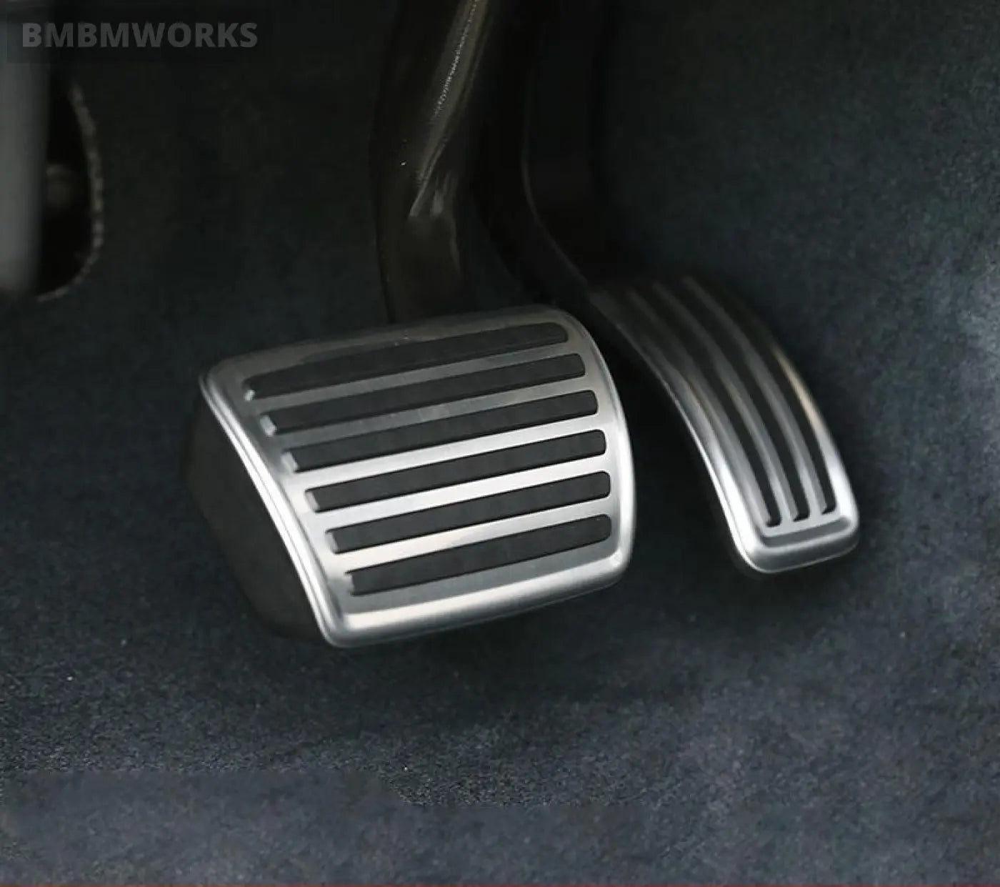 2Pcs Fuel Brake Pedals Cover Audi Q7 4M 2016- 2022 Q8 2019-2022 Porsche Cayenne