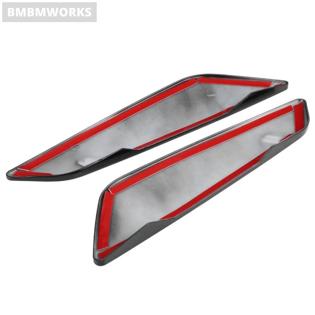 2Pcs Gloss Black Bmw 5 Series G30 G31 Fender Side Air Vent Outlet Cover Trim