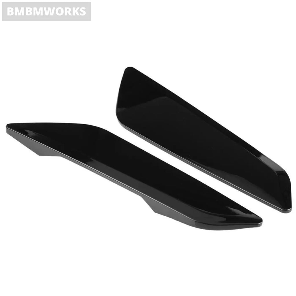 2Pcs Gloss Black Bmw 5 Series G30 G31 Fender Side Air Vent Outlet Cover Trim