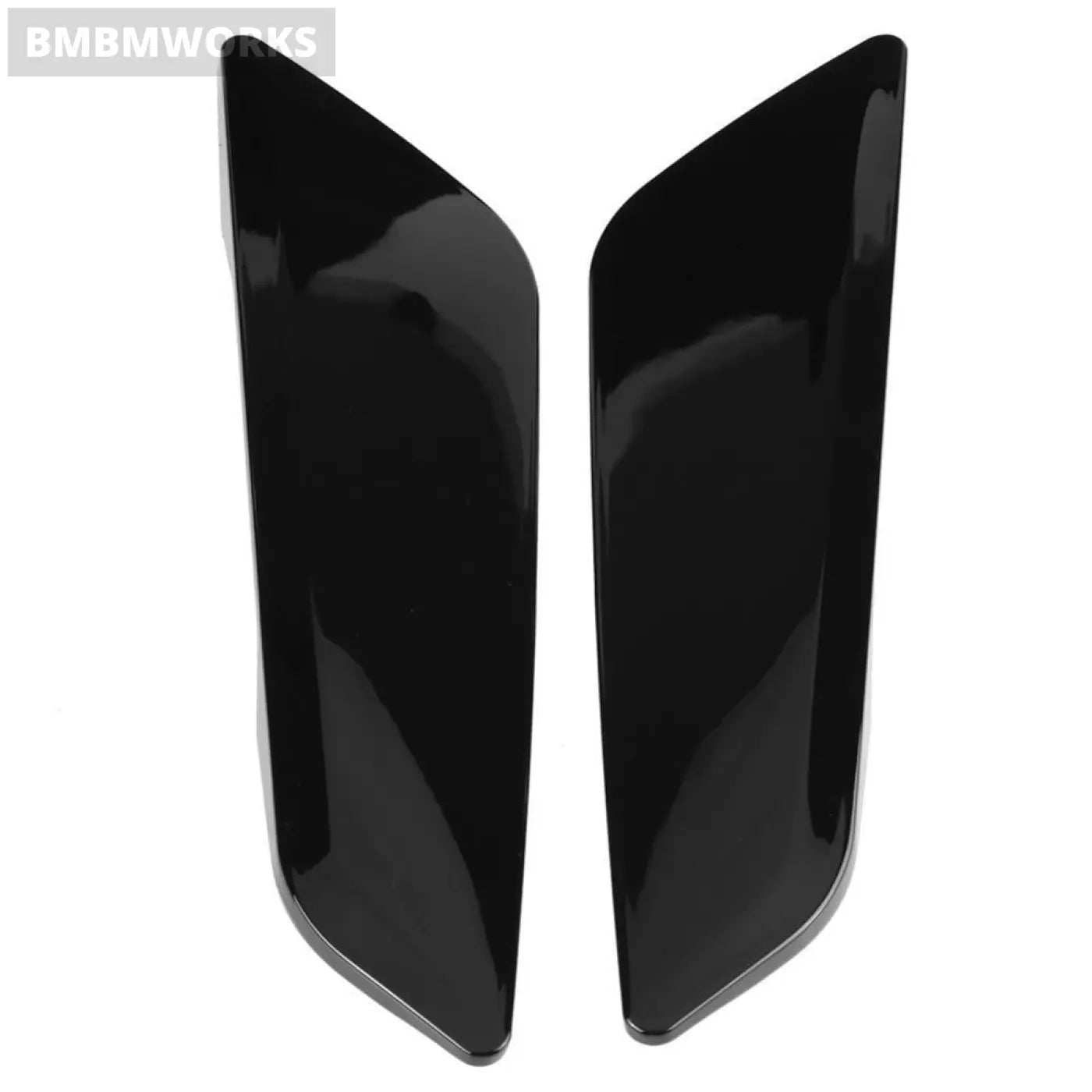 2Pcs Gloss Black Bmw 5 Series G30 G31 Fender Side Air Vent Outlet Cover Trim