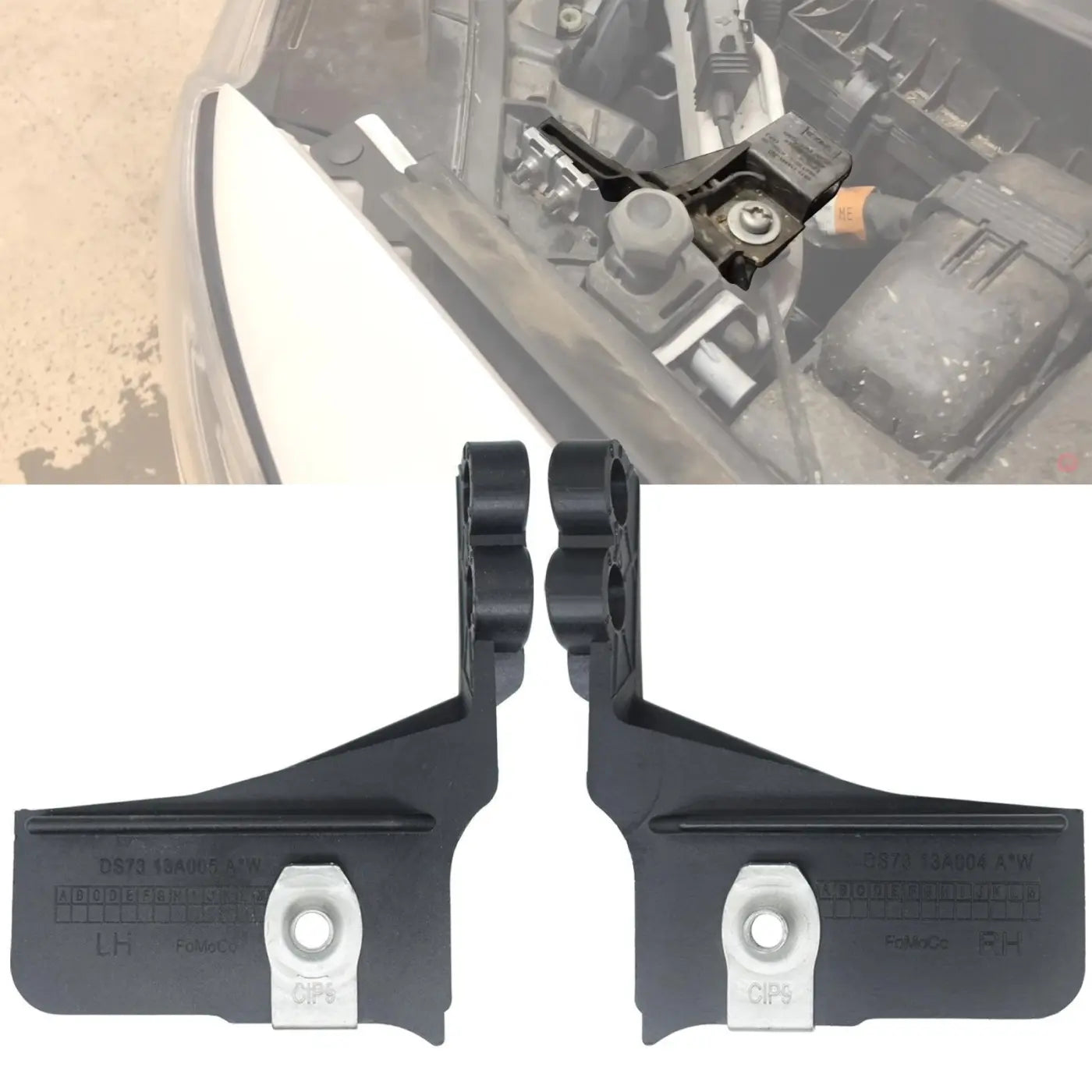 2Pcs Headlight Lamp Mount Brackets Lincoln Mkz 2013-2017 Ford Fusion 2013-2016