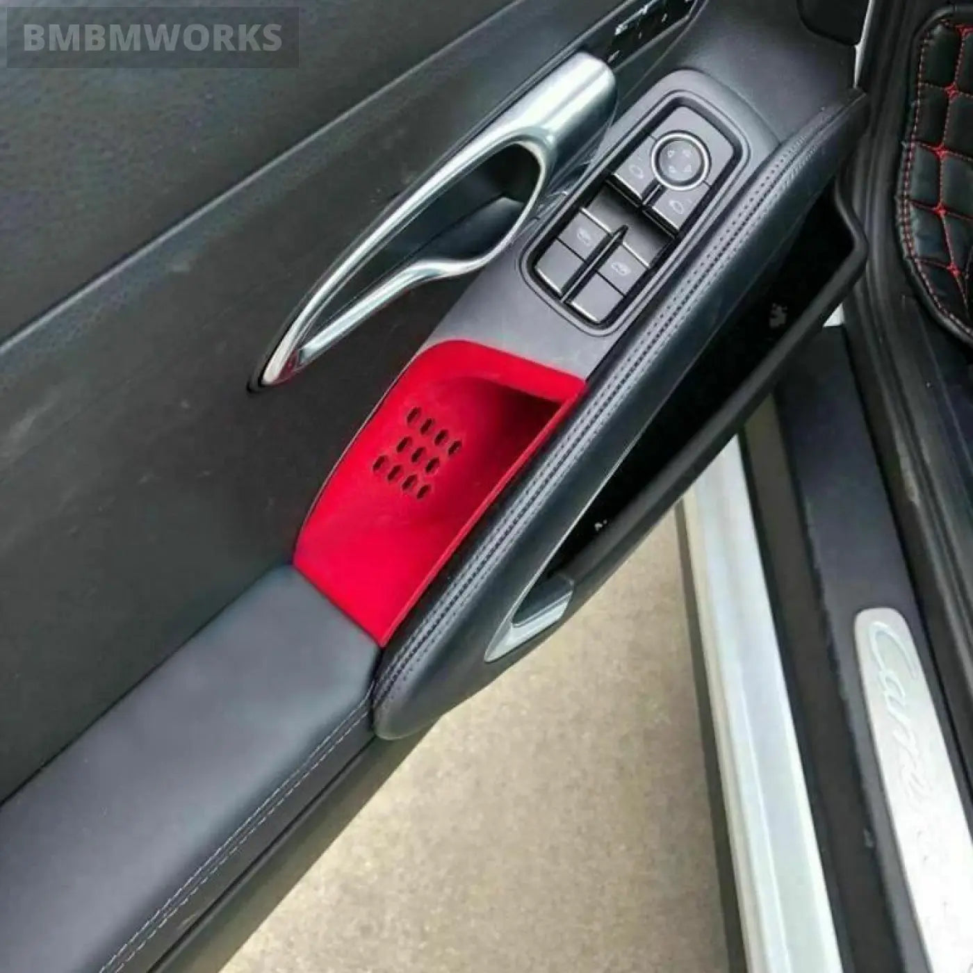 2Pcs Interior Door Armrest Storage Box Organizer Porsche 911 Boxster Cayman