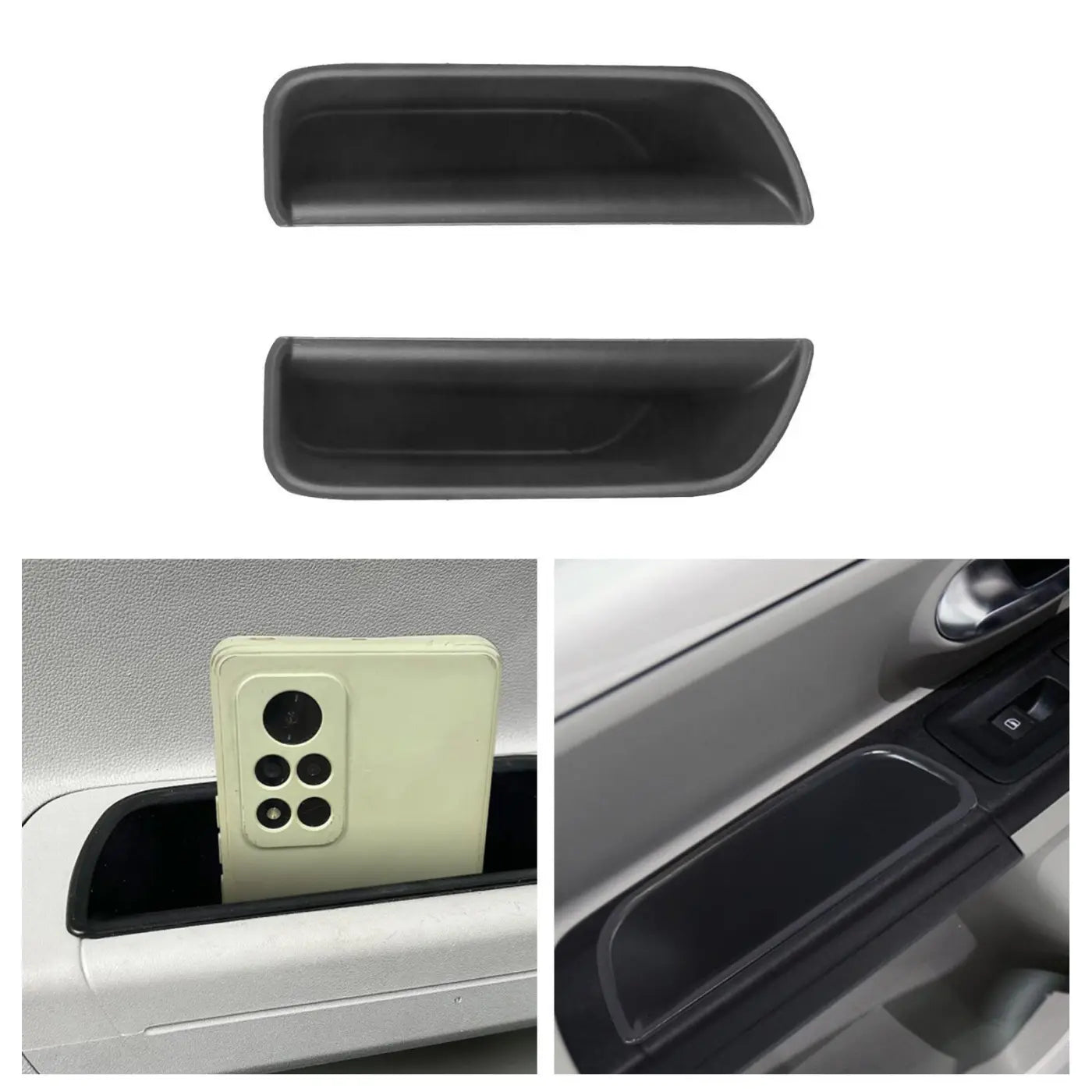 2Pcs Interior Front Door Side Storage Skoda Citigo 2013-2019 Vw Up Seat Mii