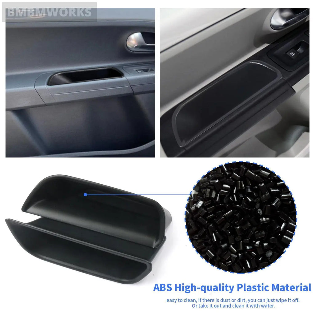 2Pcs Interior Front Door Side Storage Skoda Citigo 2013-2019 Vw Up Seat Mii