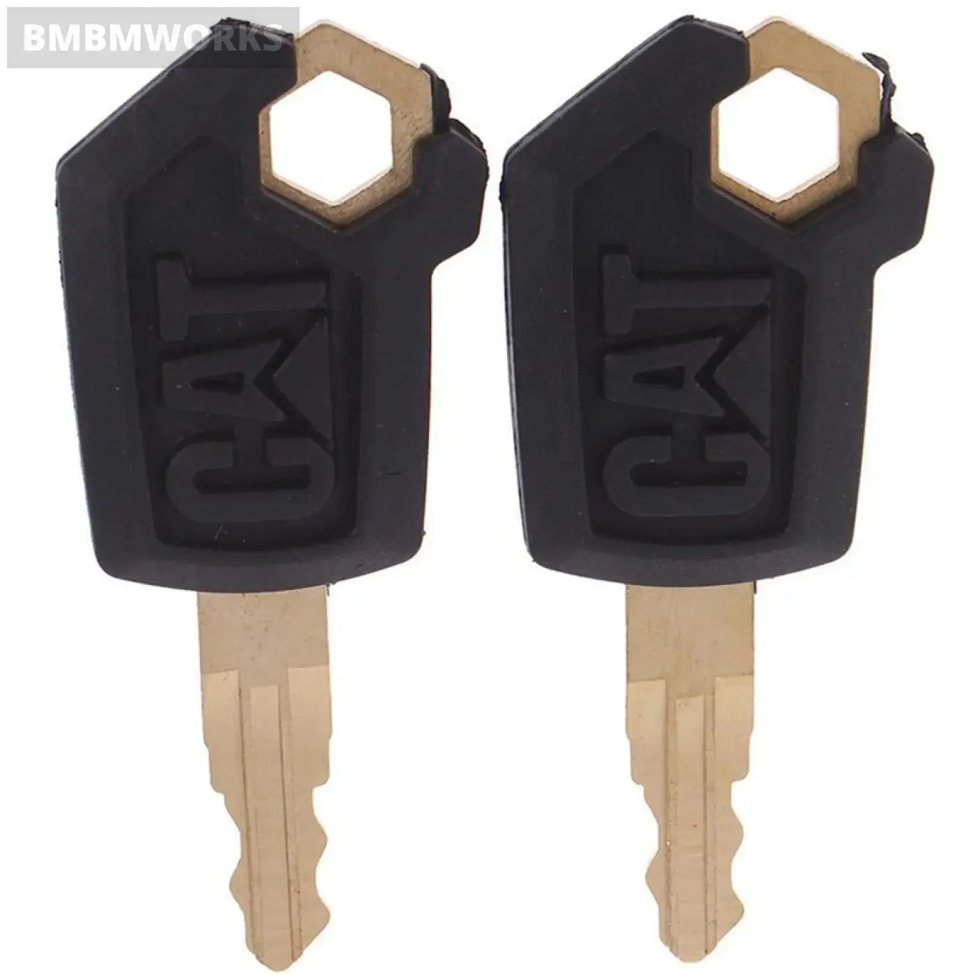 2Pcs Key For Heavy Equipment Ignition Loader Dozer Metal Caterpillar