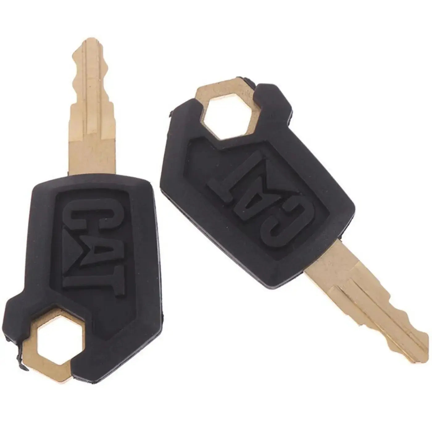2Pcs Key For Heavy Equipment Ignition Loader Dozer Metal Caterpillar