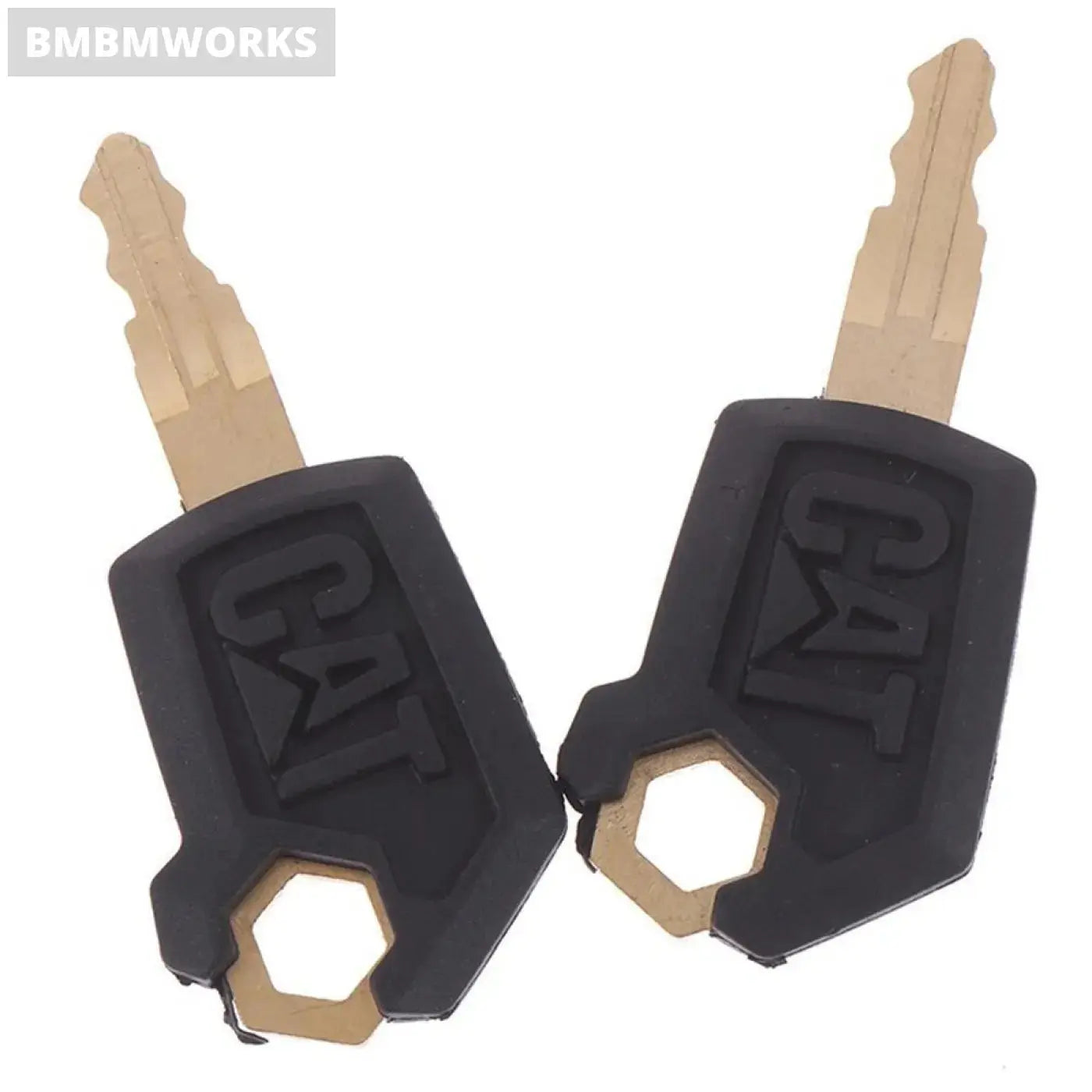 2Pcs Key For Heavy Equipment Ignition Loader Dozer Metal Caterpillar