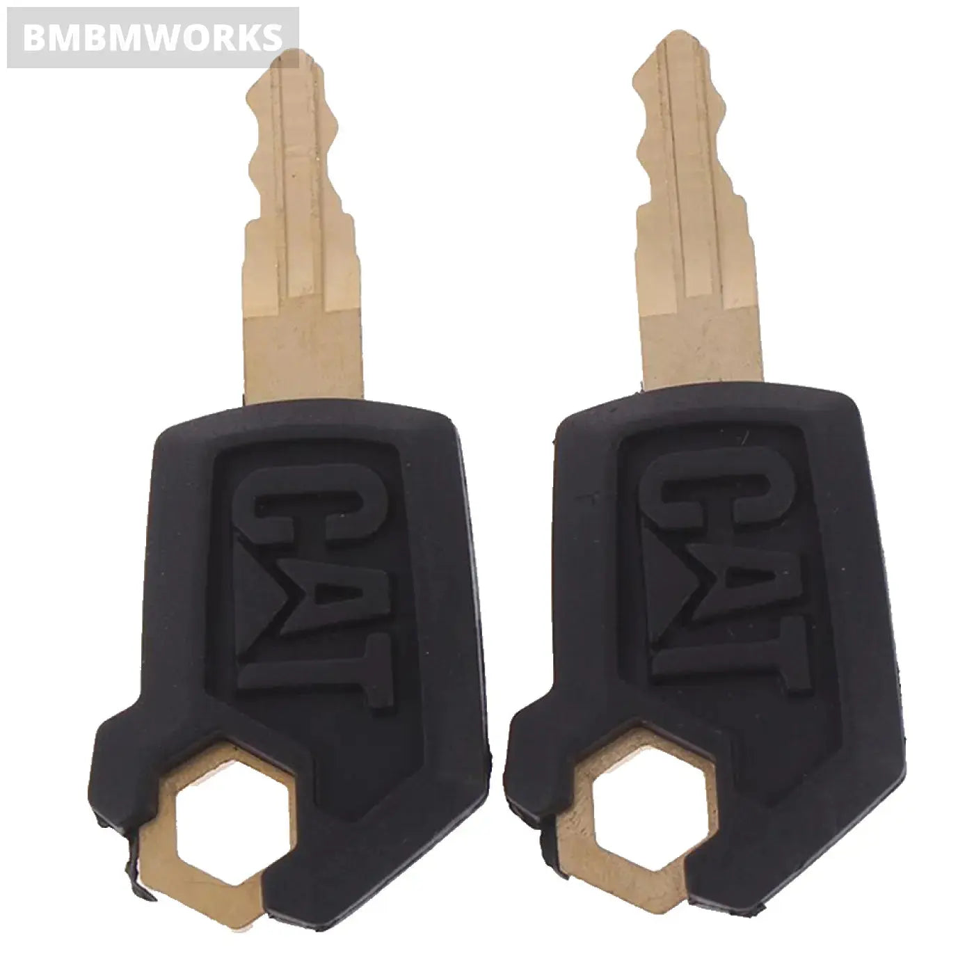2Pcs Key For Heavy Equipment Ignition Loader Dozer Metal Caterpillar