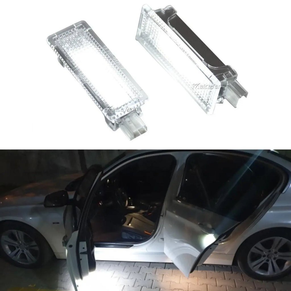 2Pcs Led Courtesy Footwell Door Light Trunk Lamps Bmw E60 E87 E70 E90 E92 E61