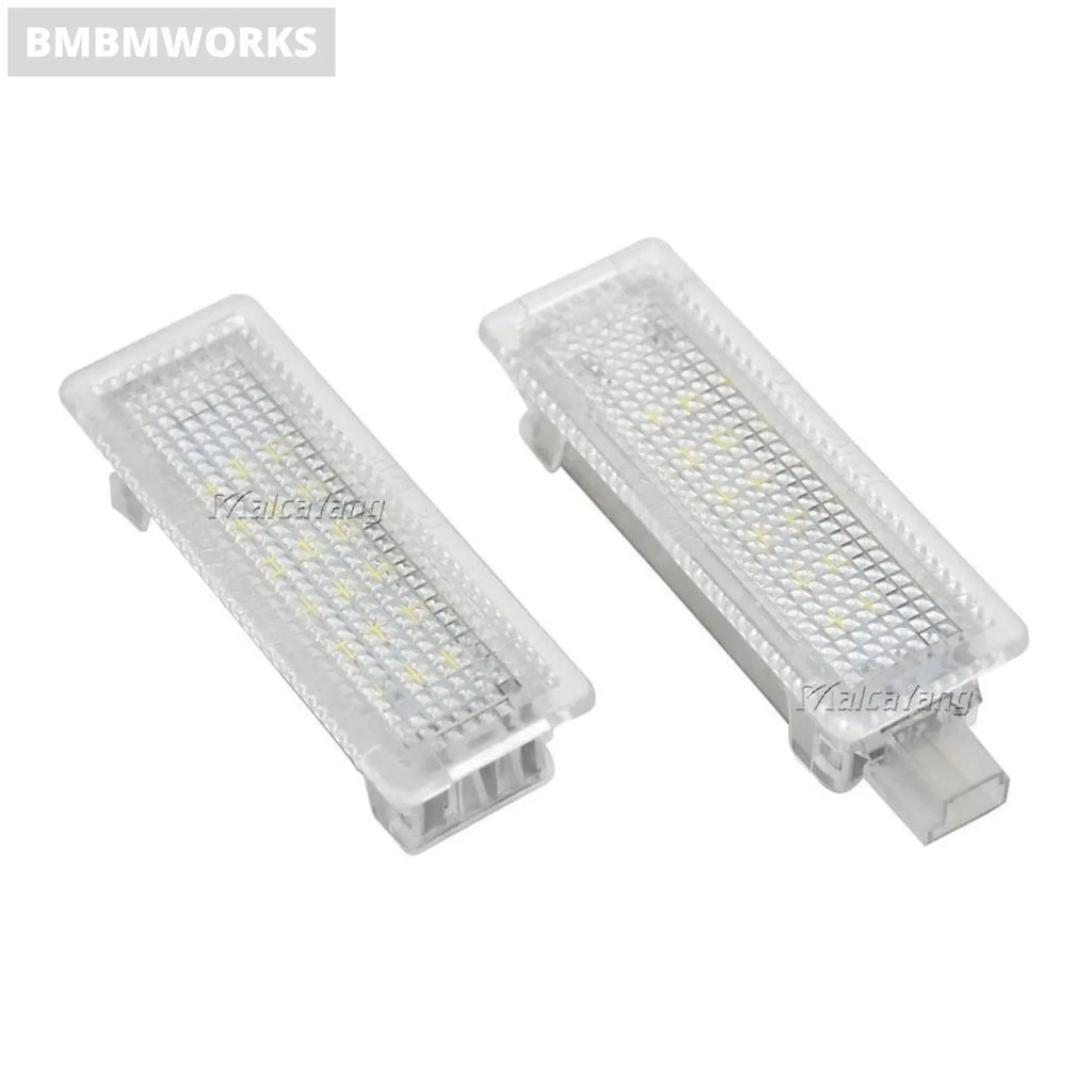 2Pcs Led Courtesy Footwell Door Light Trunk Lamps Bmw E60 E87 E70 E90 E92 E61