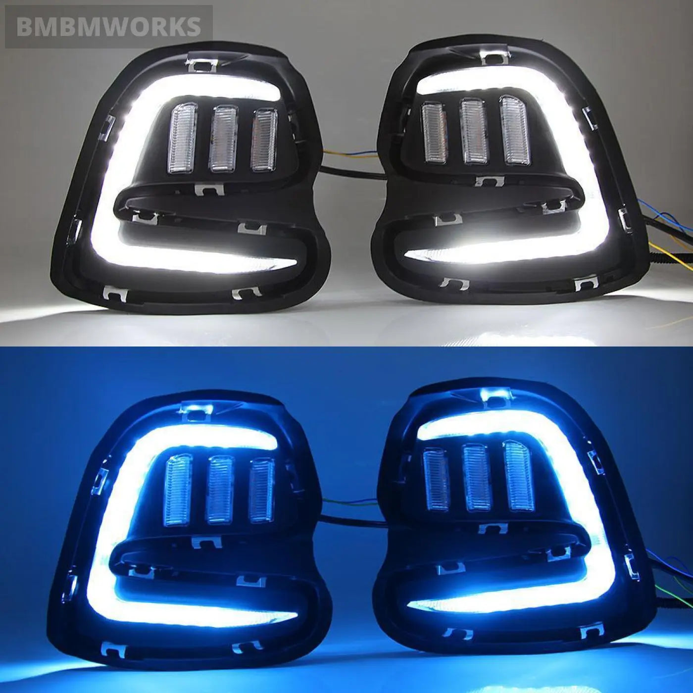 2Pcs Led Daytime Running Lights Turn Signal Fog Lamp Chevrolet Cavalier 2016-19