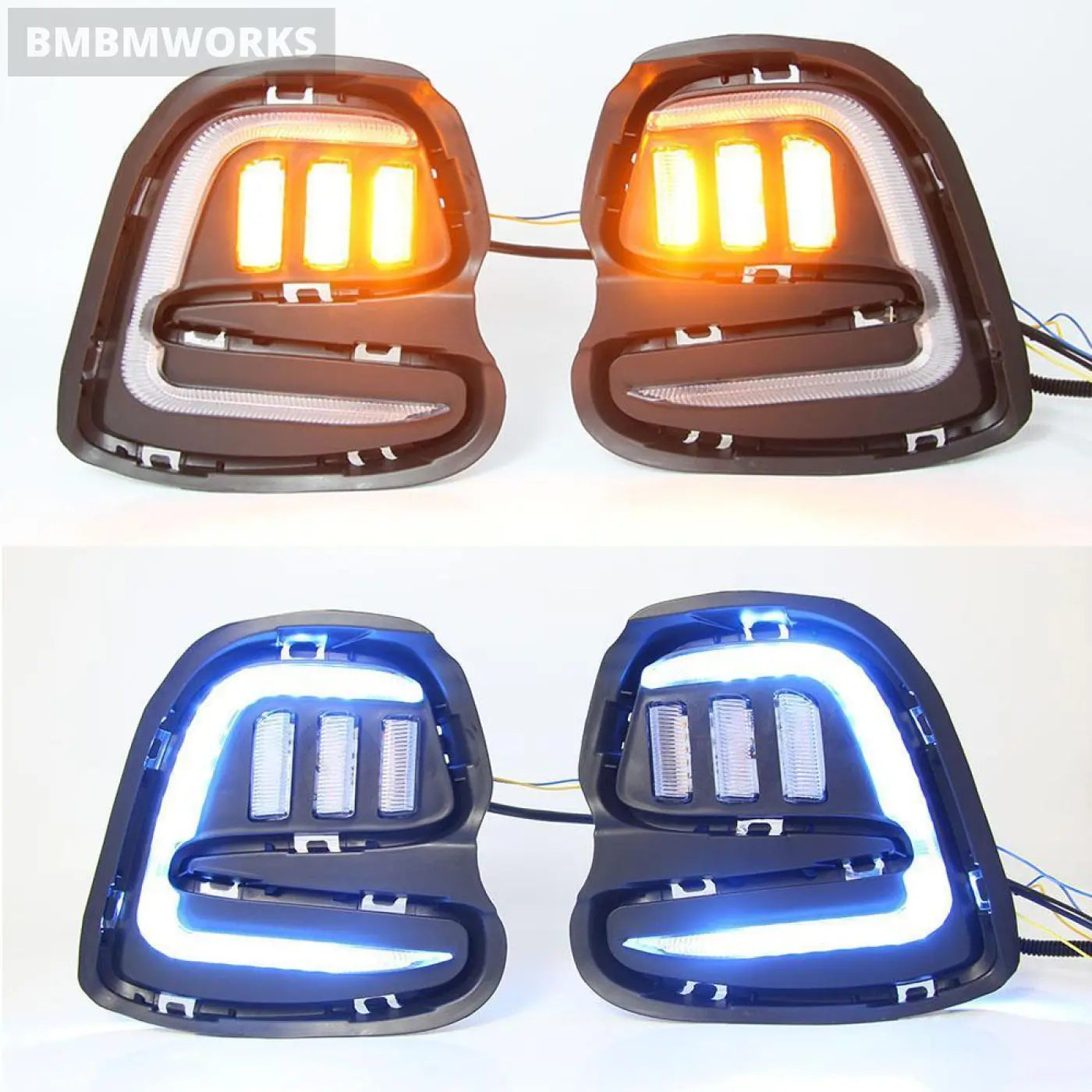 2Pcs Led Daytime Running Lights Turn Signal Fog Lamp Chevrolet Cavalier 2016-19