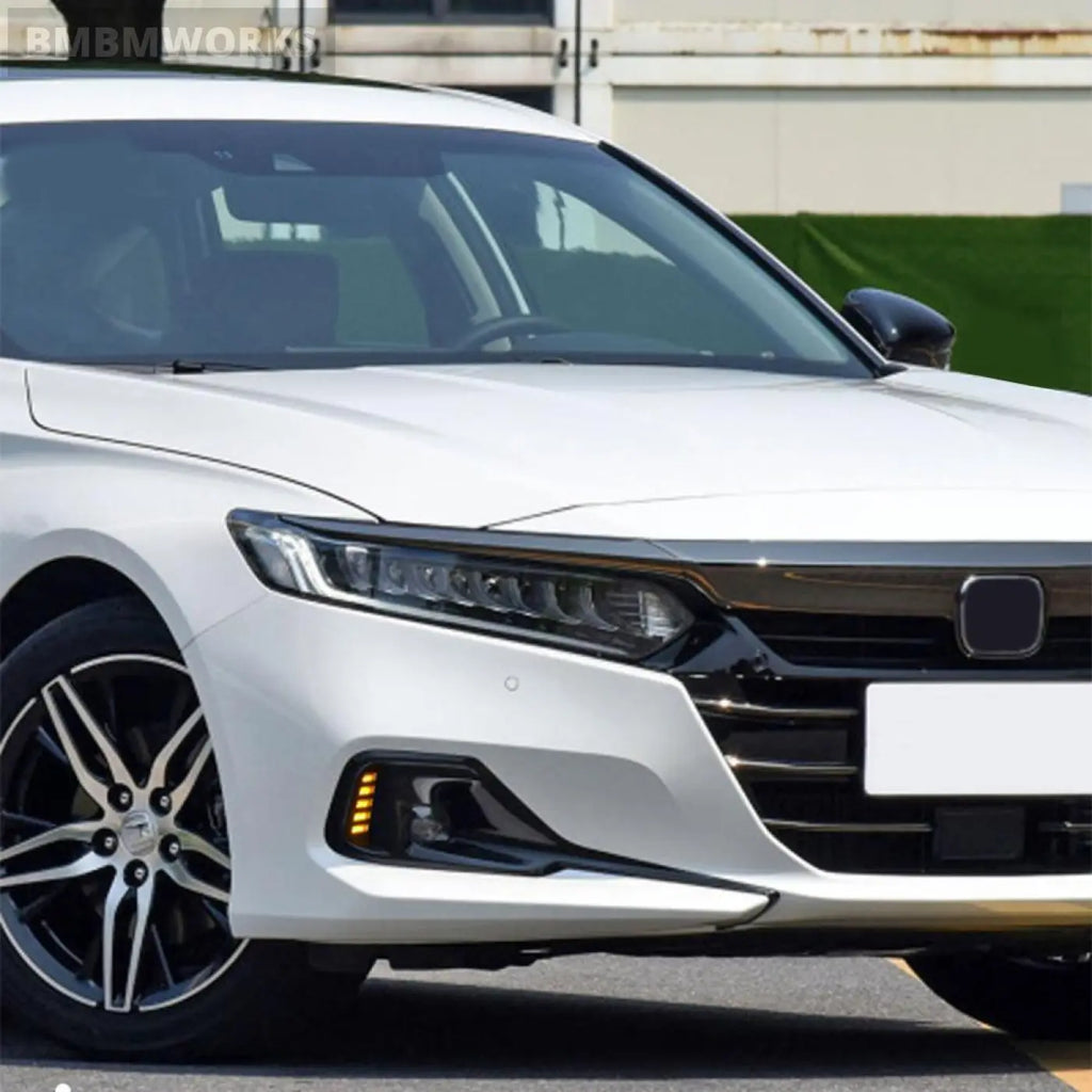 2Pcs Led Fog Lamp Daytime Running Light Turn Signal Honda Accord 11Th 2023-24