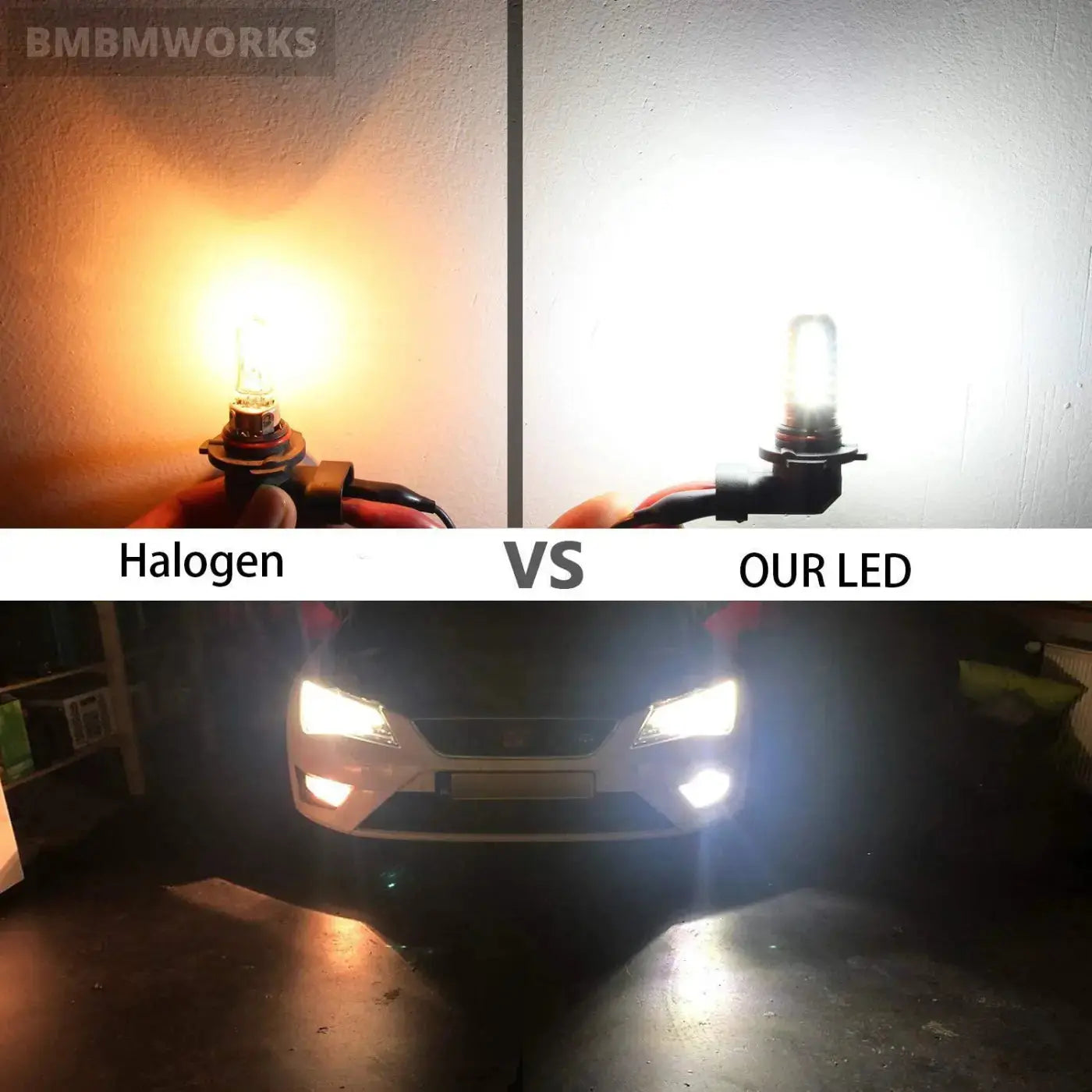 2Pcs Led Front Fog Lamp Bulbs Light Bulb For Nissan Versa 2007-2023